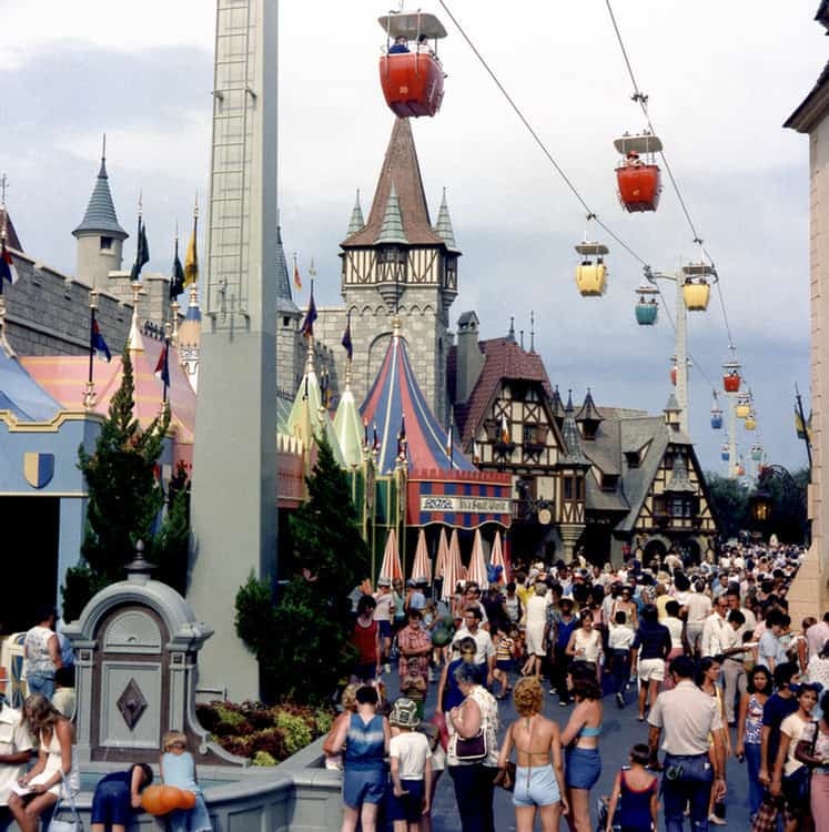 The original Magic Kingdom Skyway