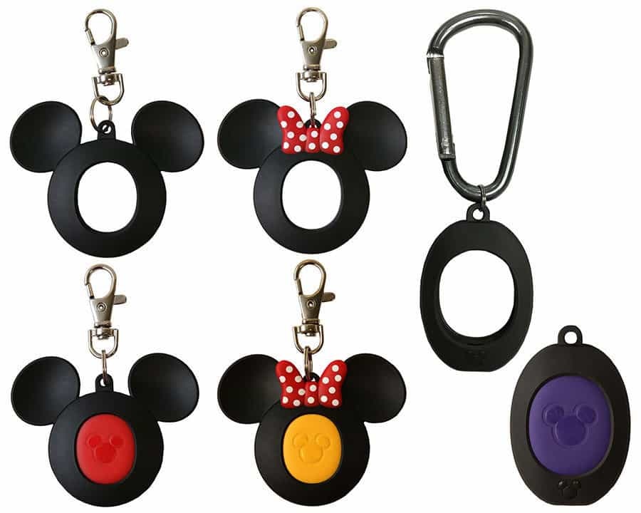 The full initial line of MagicKeepers accessories for the MagicBand 2