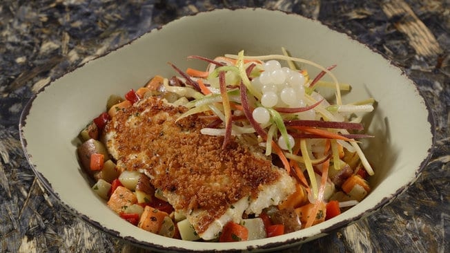 A dish from the Satu'li Canteen in Pandora: The World of AVATAR