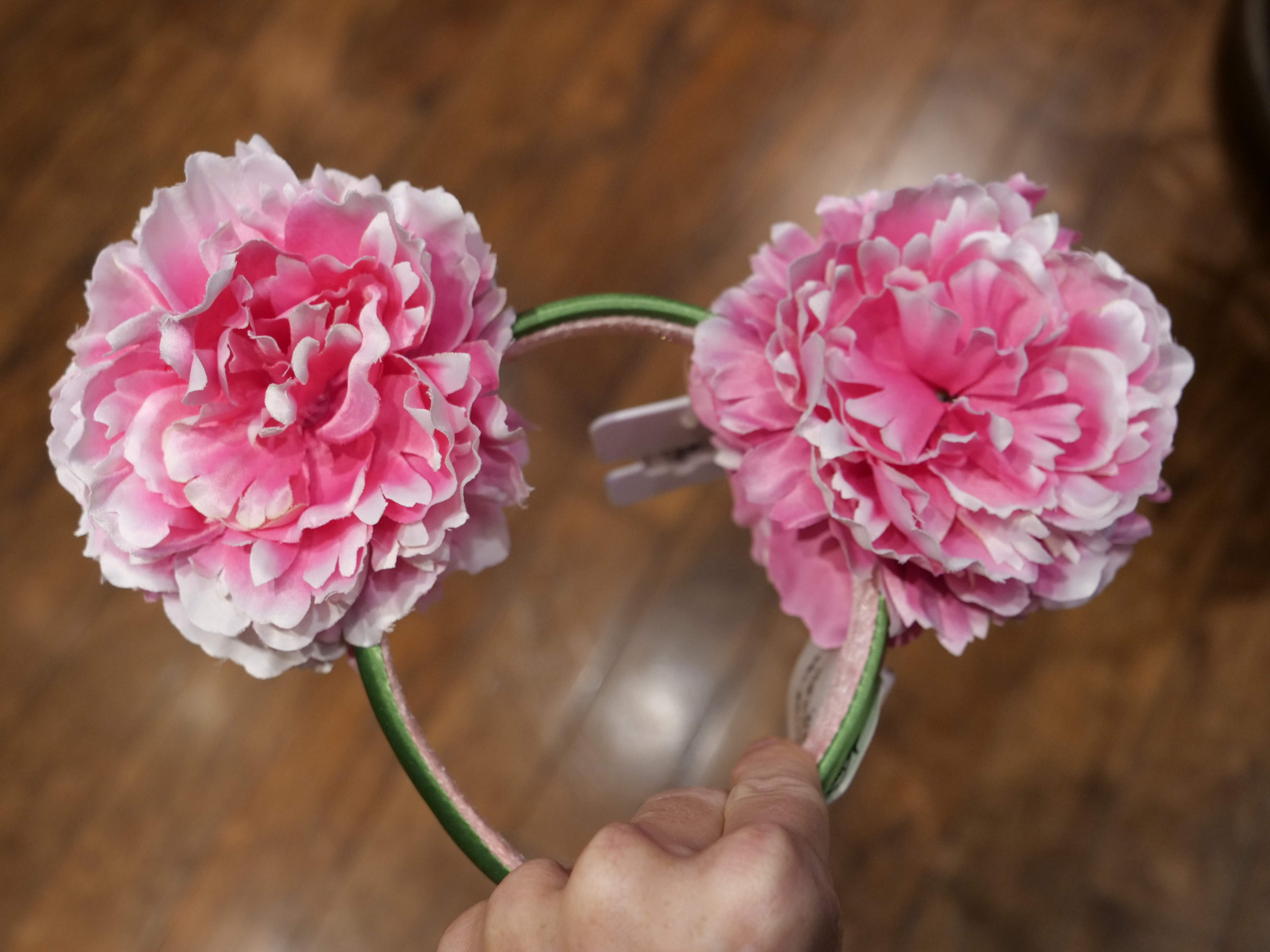 Pink Peony Ears at Magic Kingdom