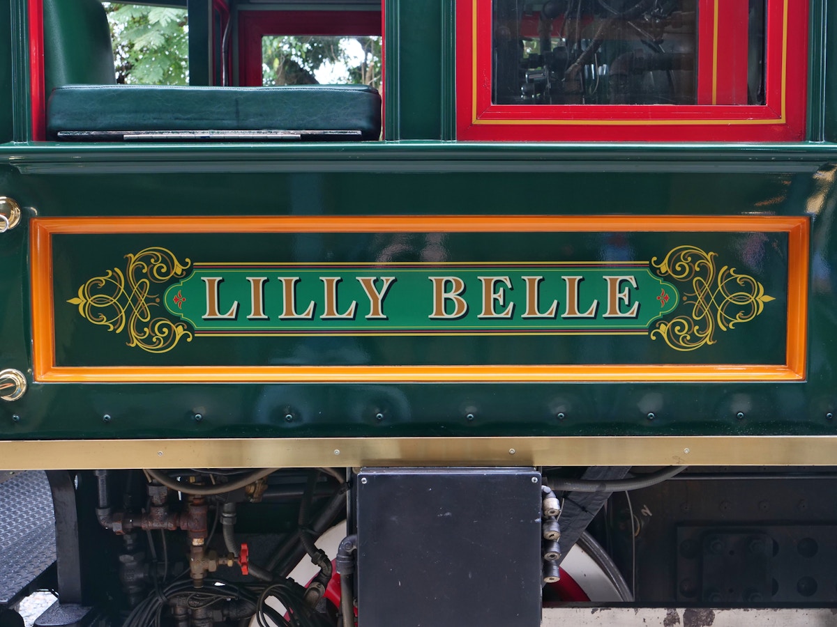 Fantasyland Station Train Exhibit Conductor Lilly Belle