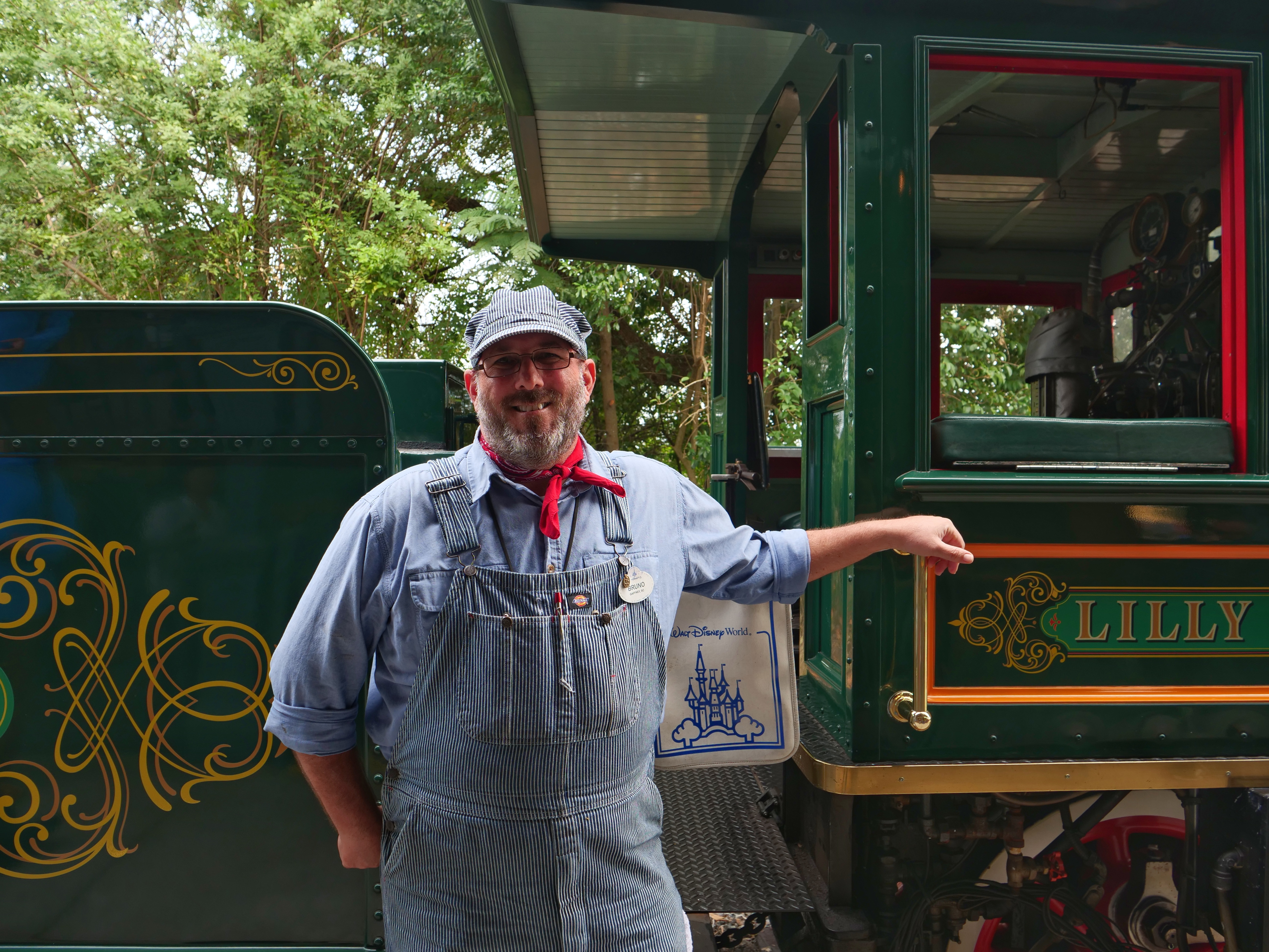 Fantasyland Station Train Exhibit Conductor