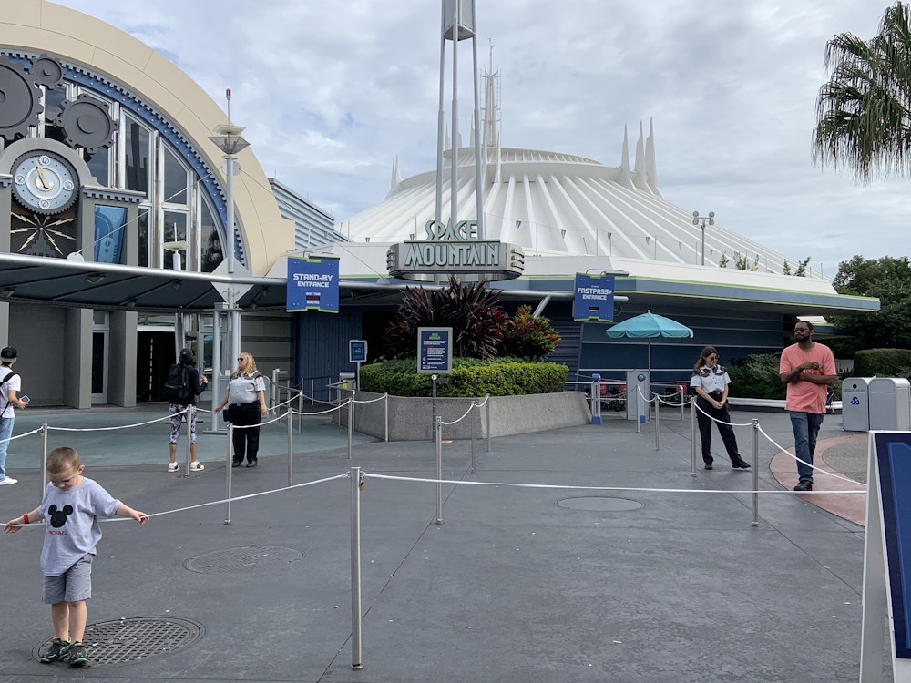 Space Mountain closed 1/19/20