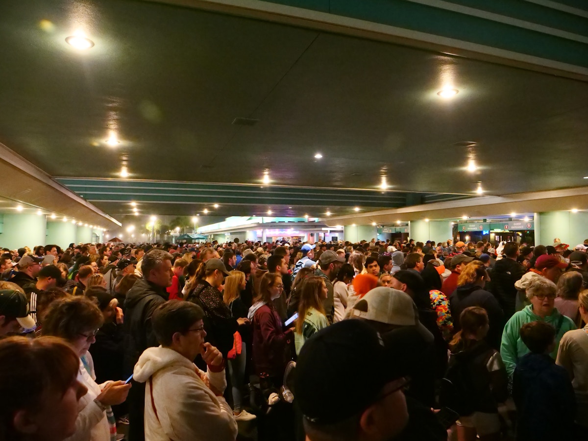 Disney's Hollywood Studios Crowds at Entrance