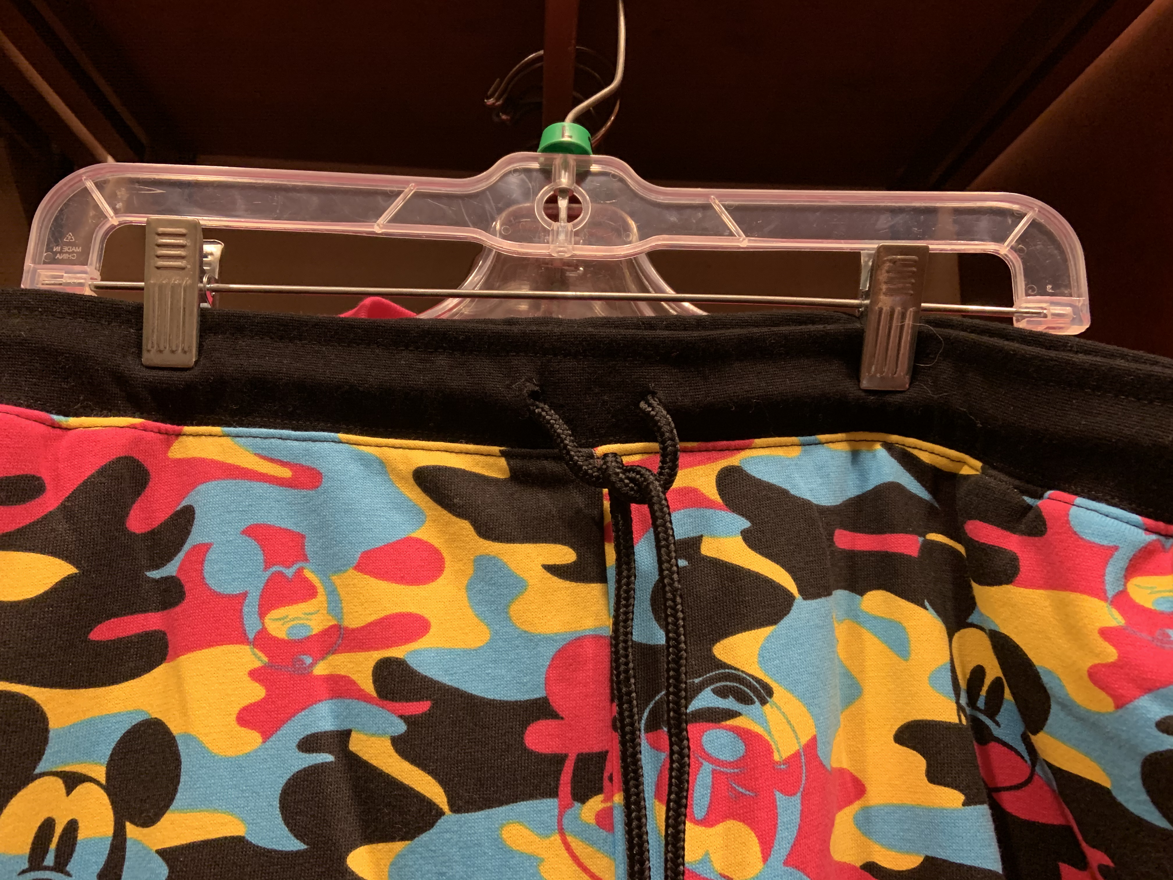 Mickey camo pants 1/1/20 2