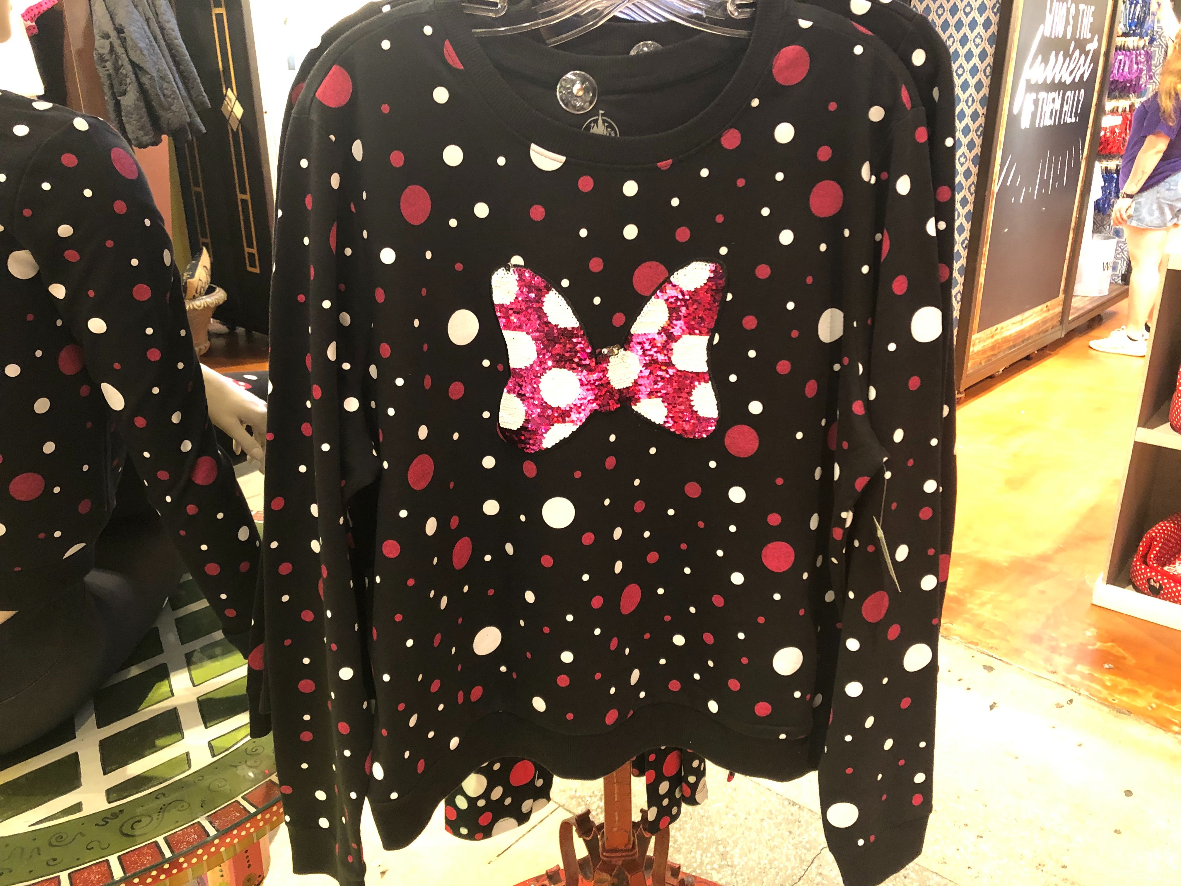 Rock The Dots Women's Flip Sequined Long-Sleeved T-Shirt