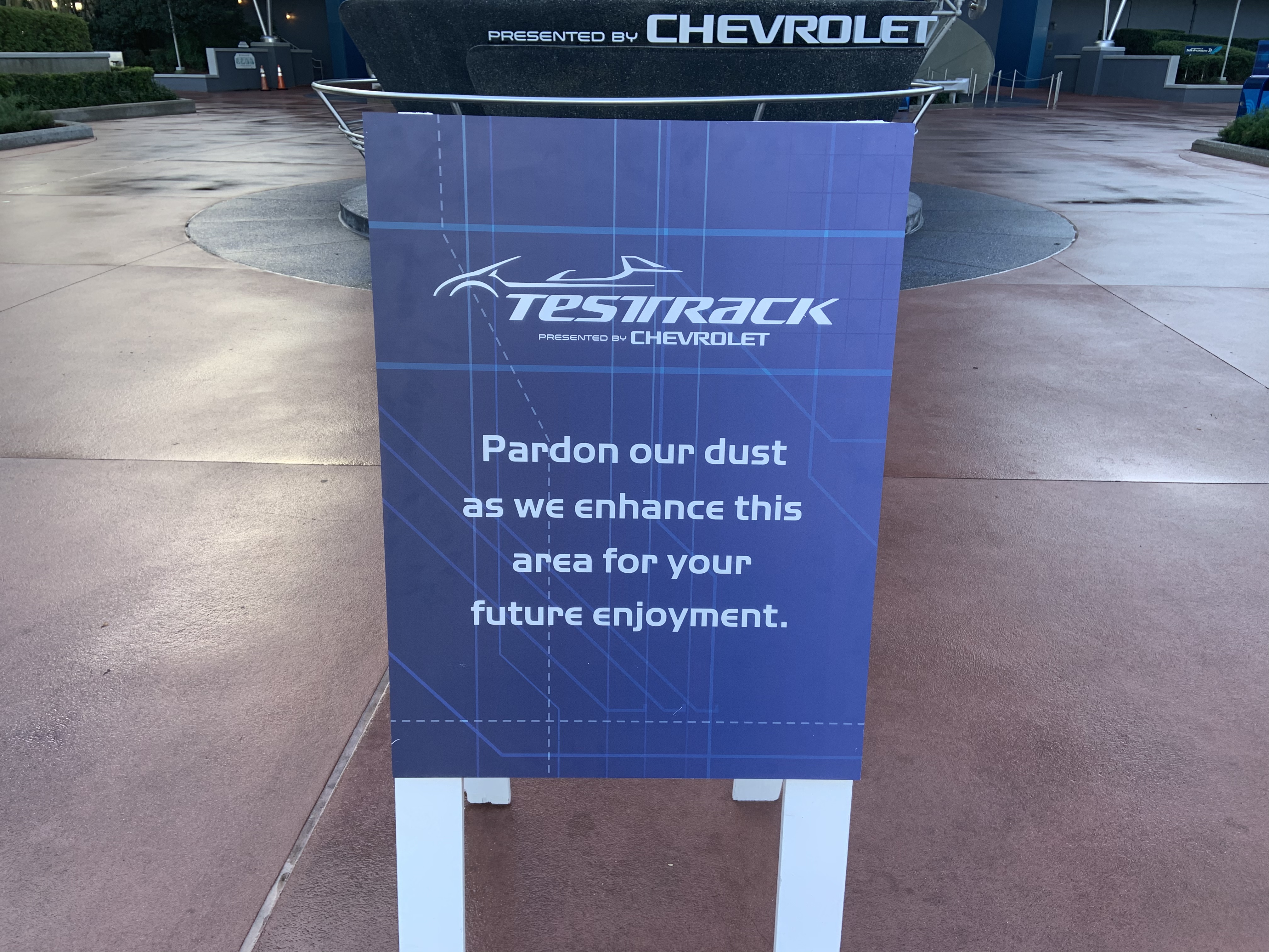 Test Track closed 1/13/20 2