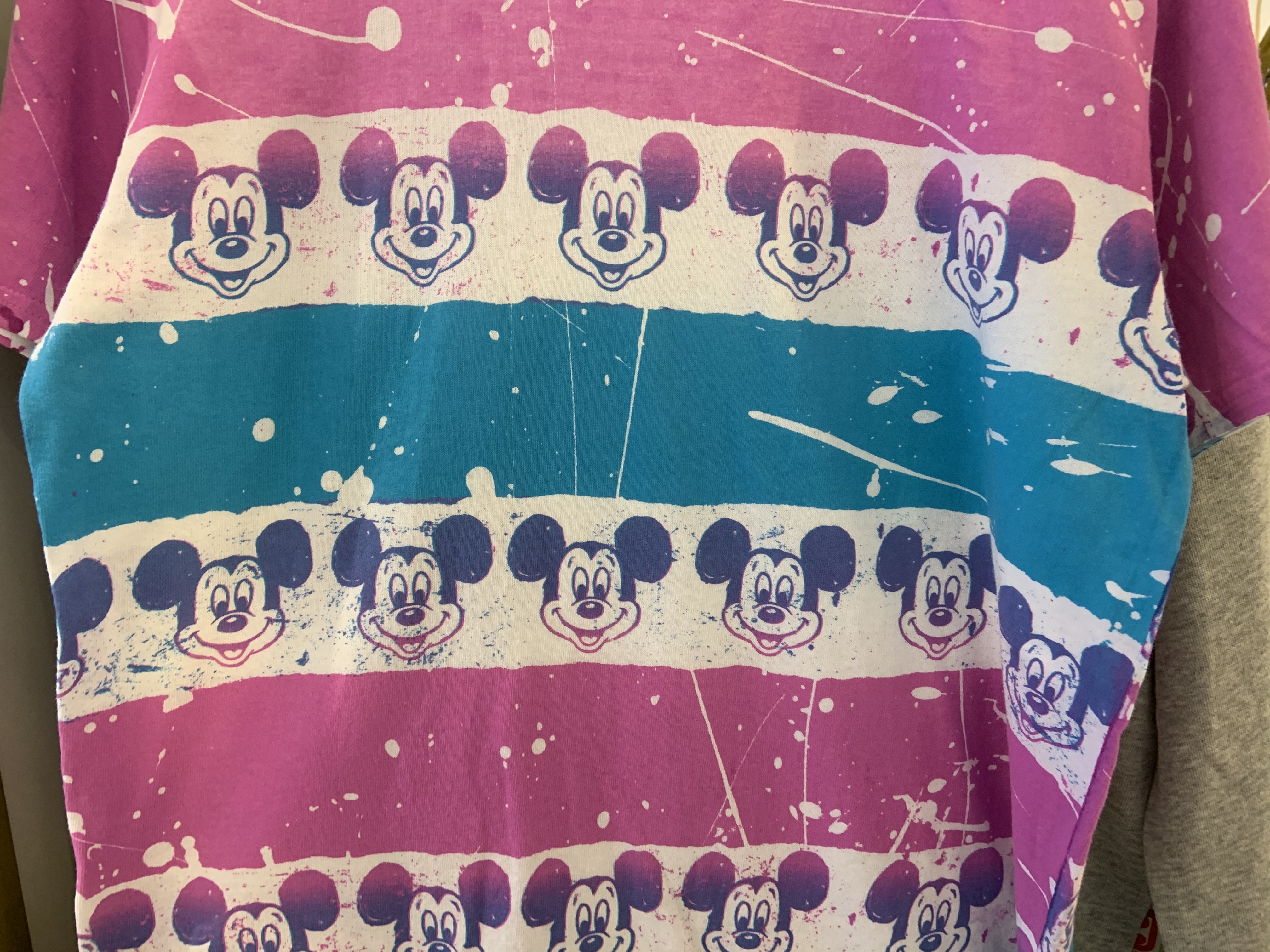Pain splatter Mickey shirt 1/18/20 4