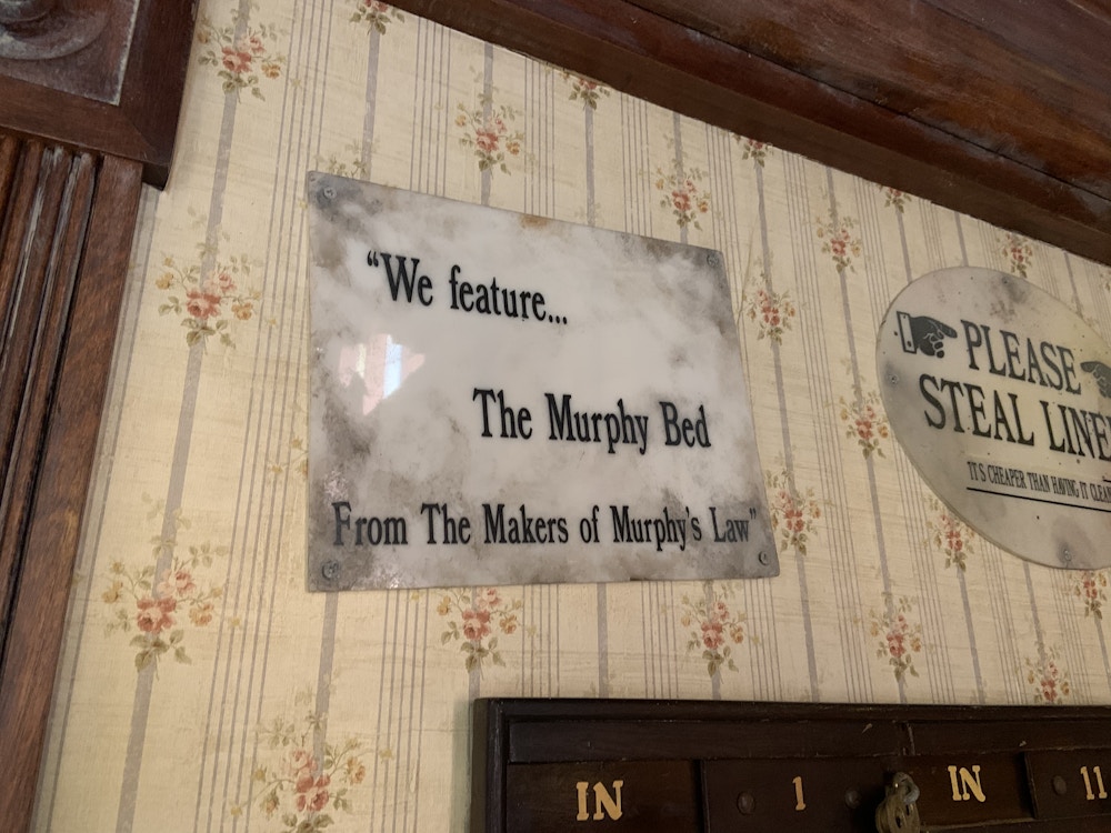 Murphy bed sign 1/22/20