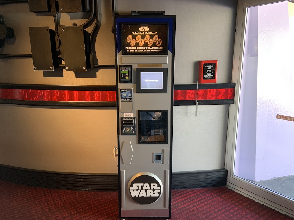 New penny machine Mission Space 1/8/20 1