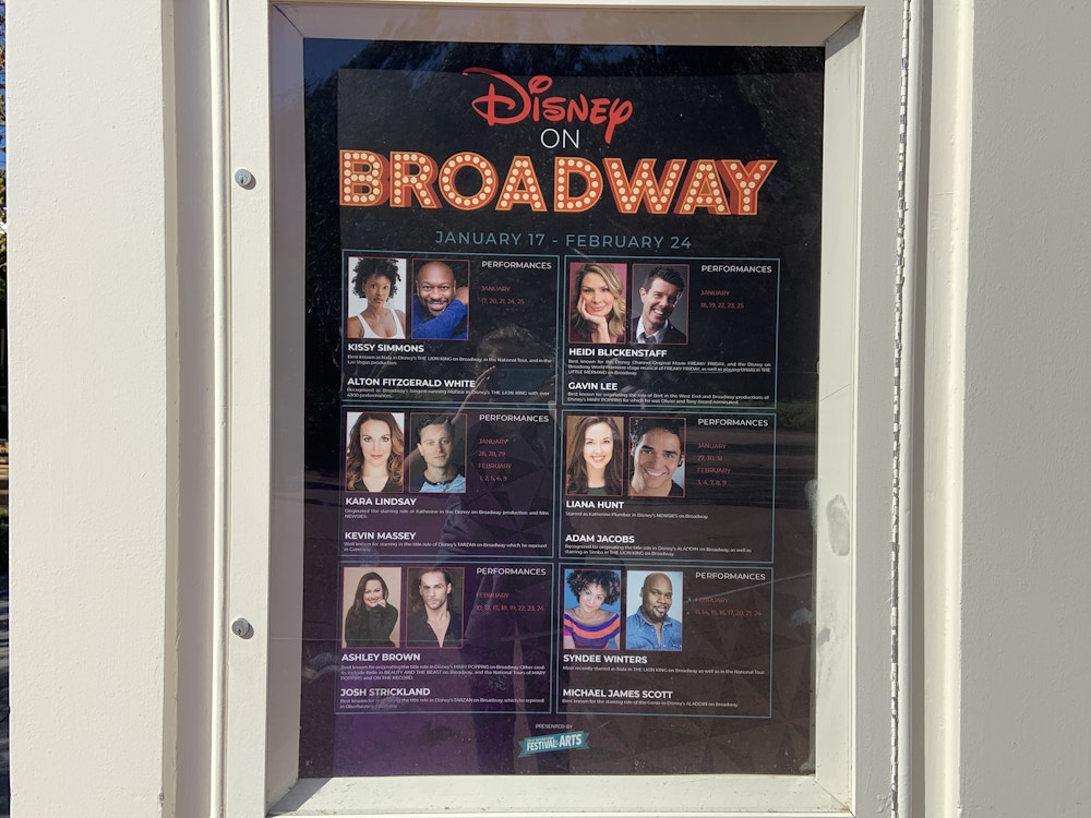 Disney on Broadway 1/8/20 2