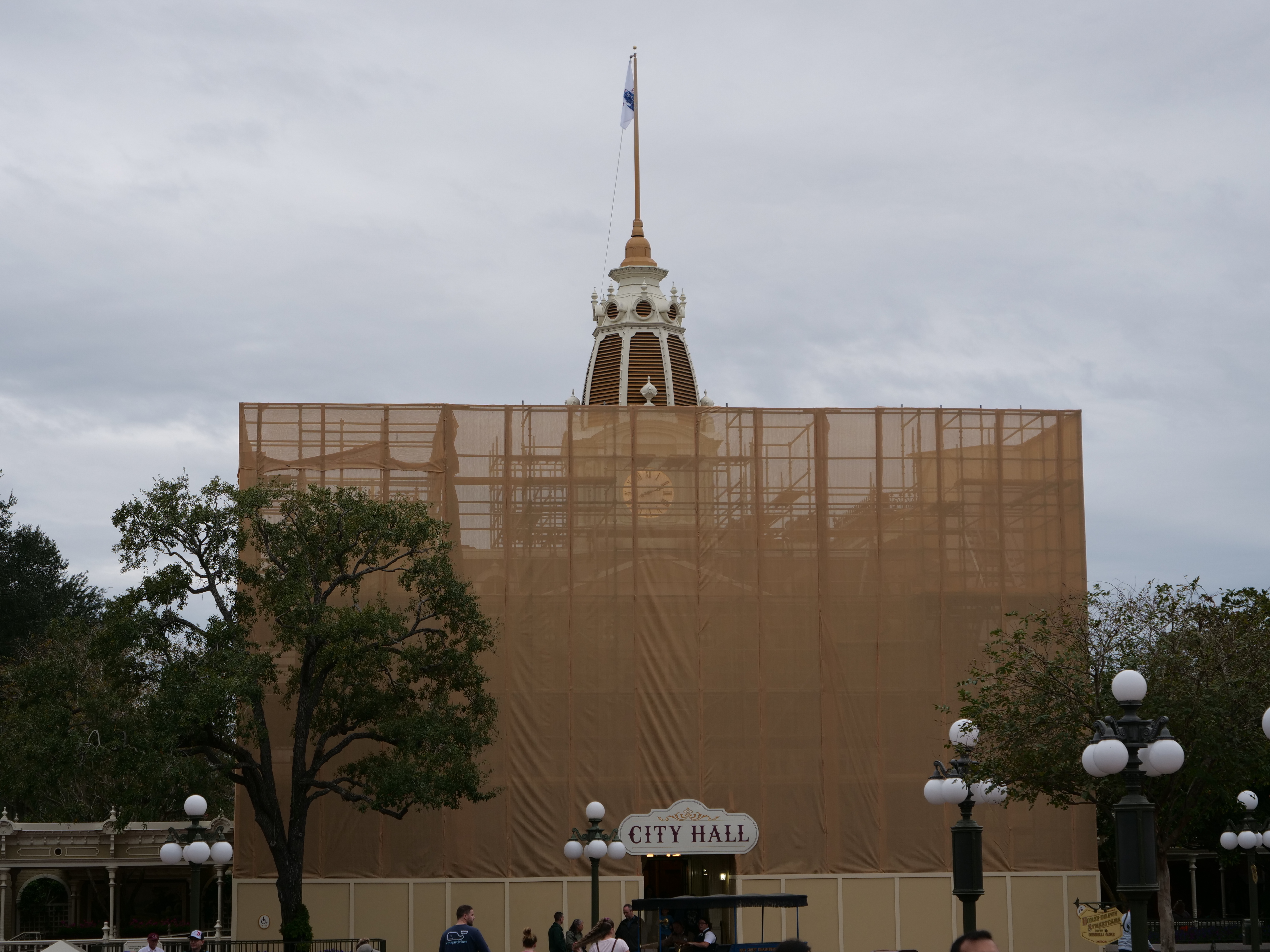 City Hall With Scrim