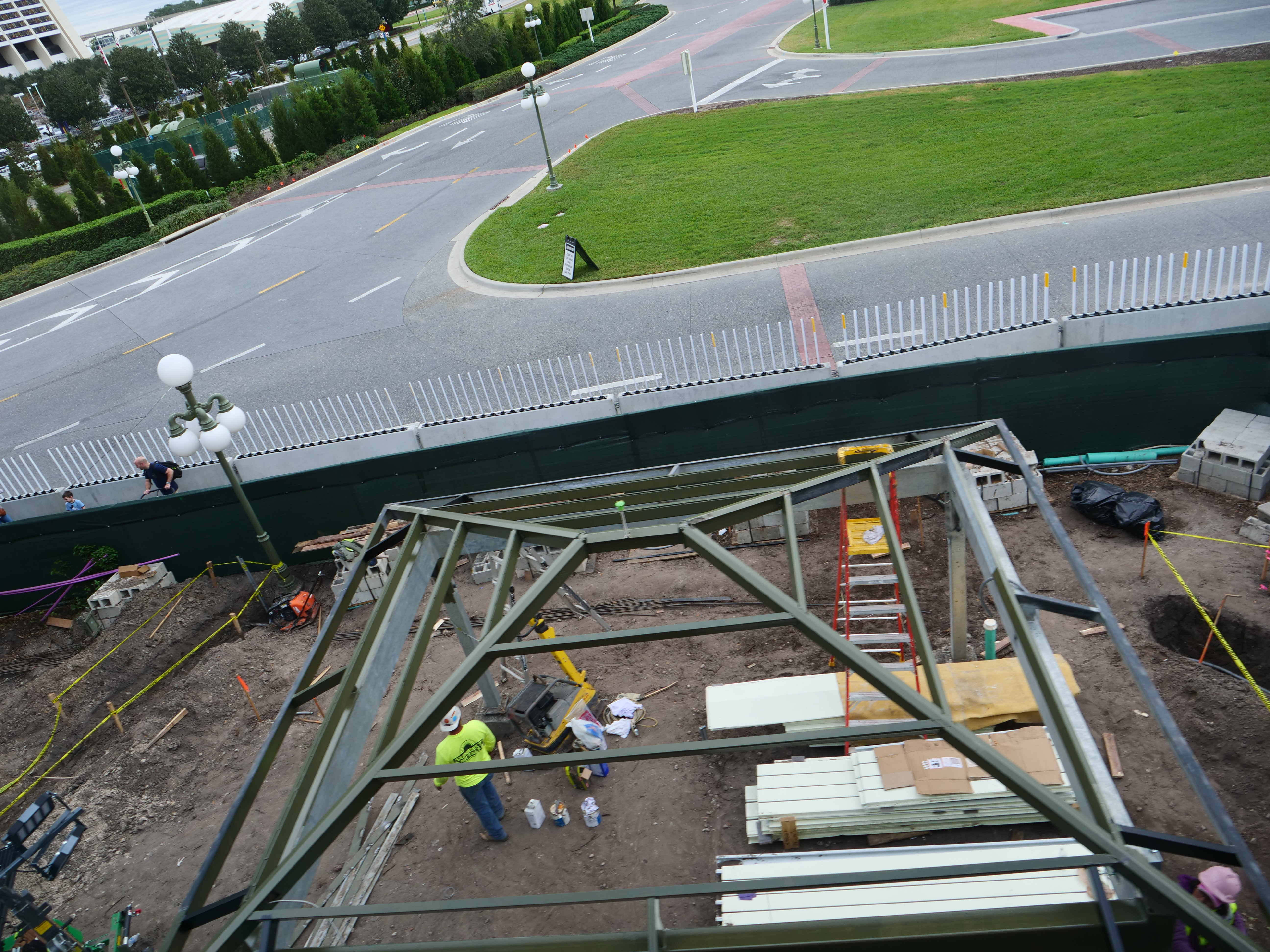 Contemporary Resort Walkway Construction