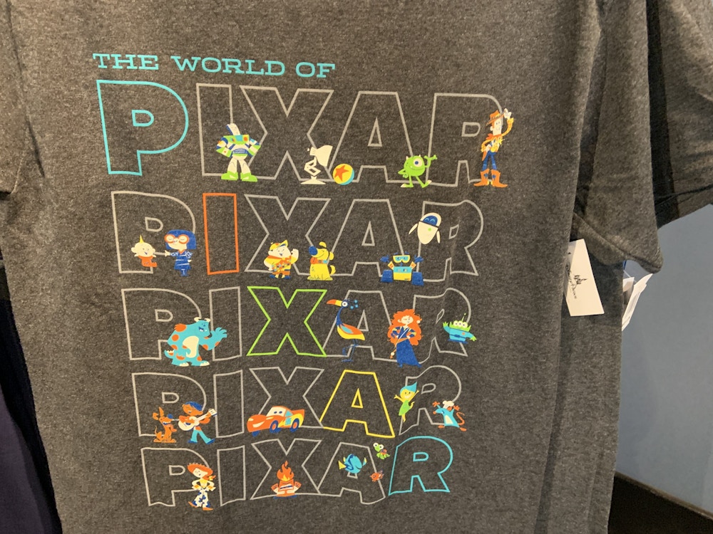World of Pixar Adult Tee 1/2/20 2