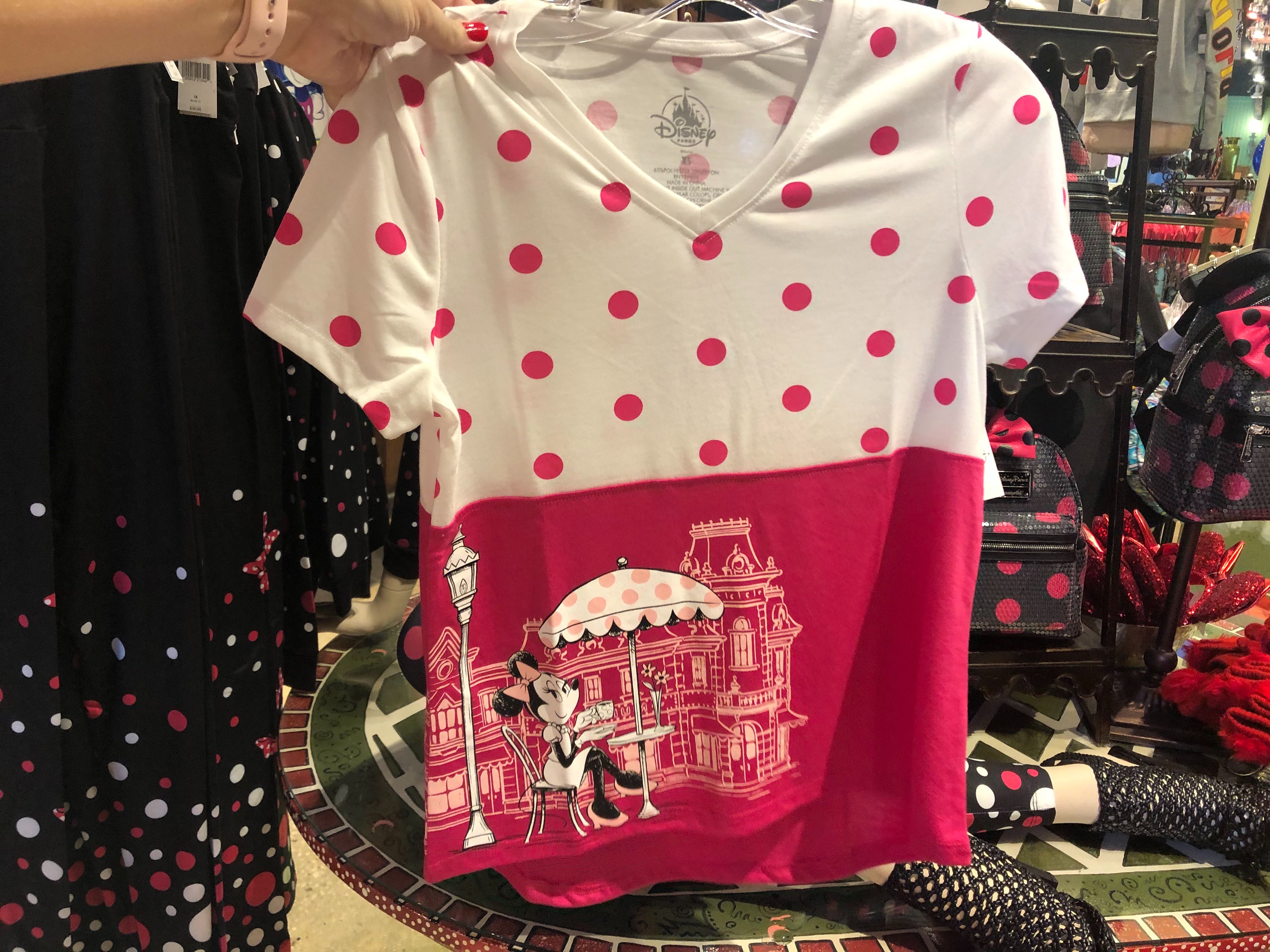 Rock The Dots Women's Main Street USA Minnie T-Shirt