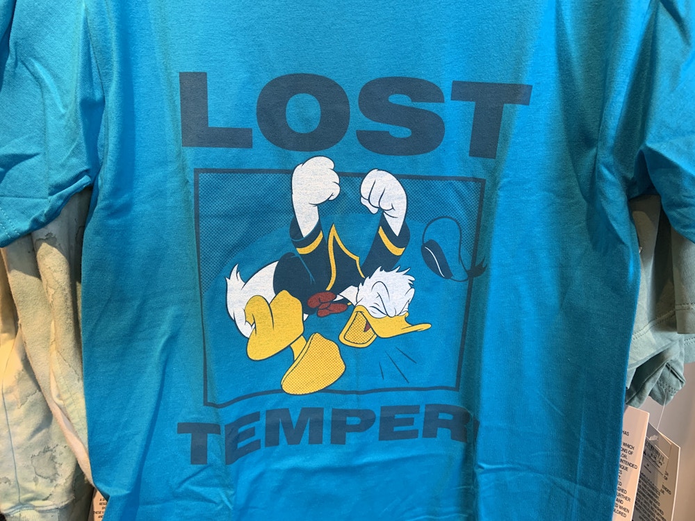 Lost Temper Donald tee 1/12/20 2