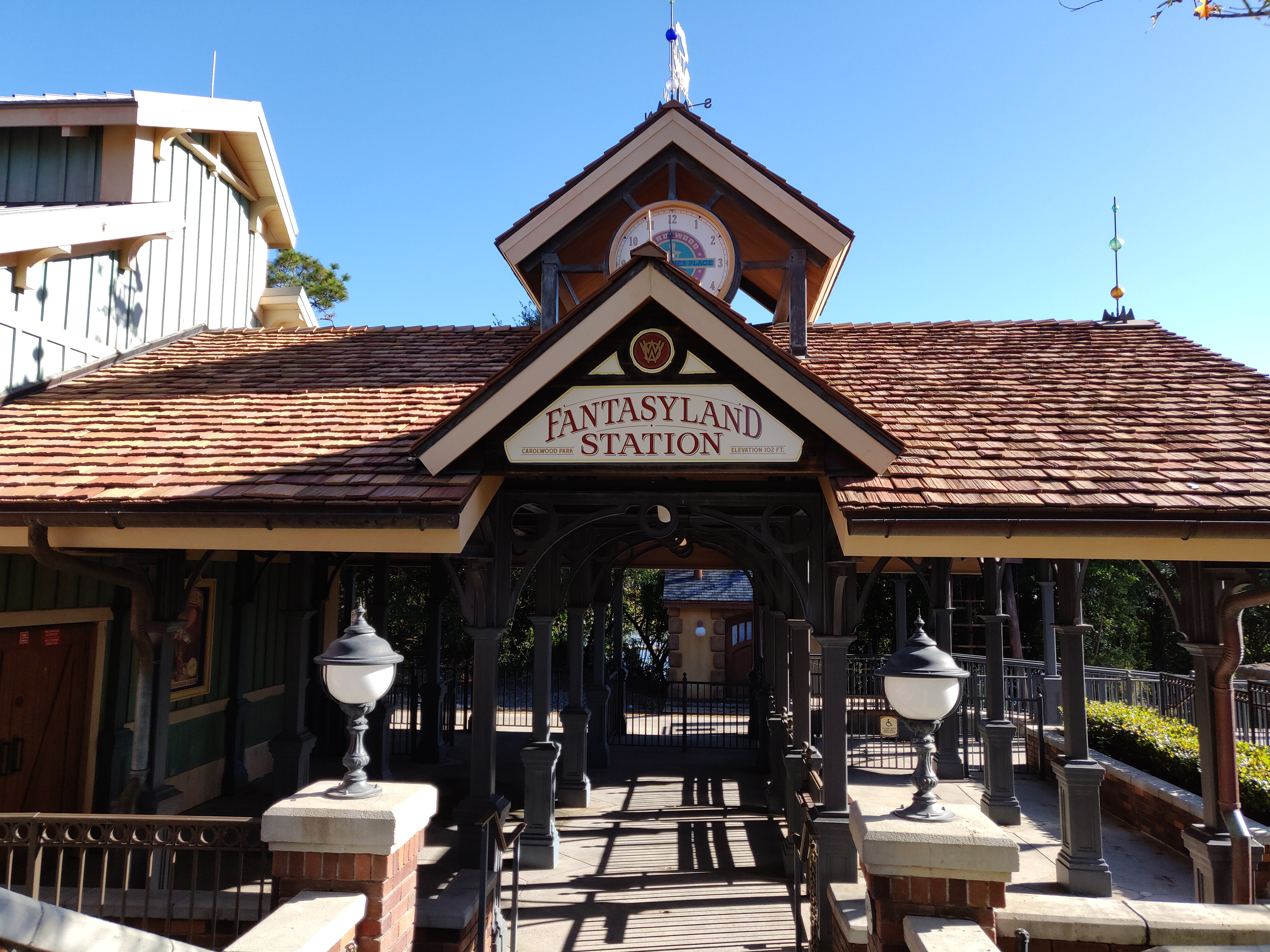 Fantasyland Train Station