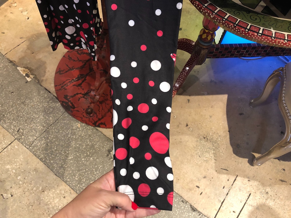 Rock The Dots Women's Polka Dots and Bows Leggings