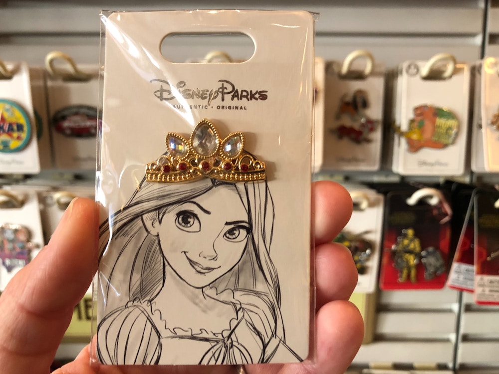 Rapunzel Tiara Pin