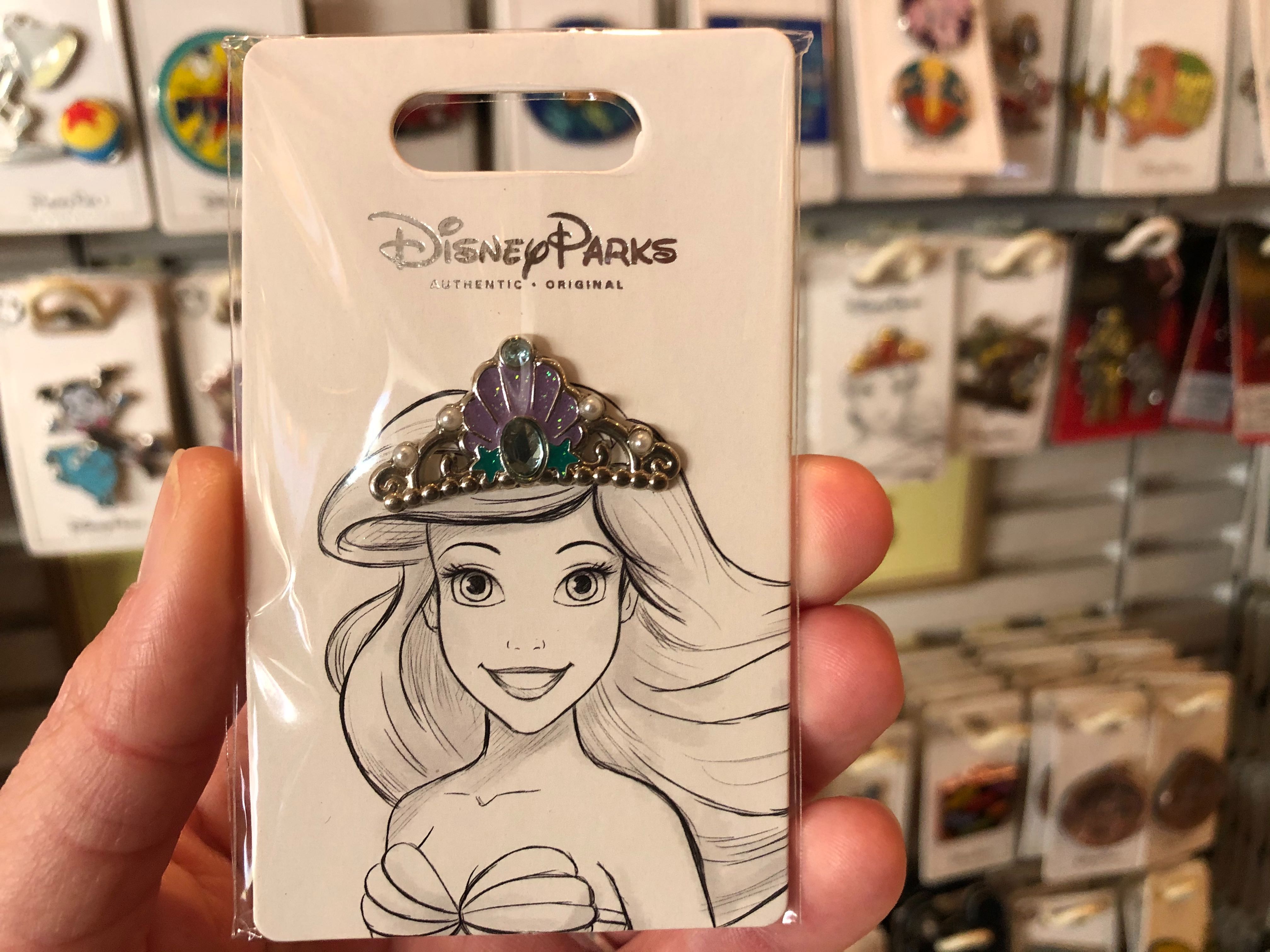 Ariel Tiara Pin