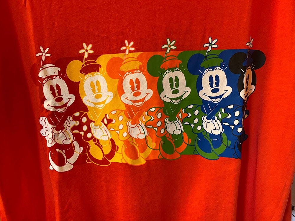 Disneyland Rainbow Minnie T-Shirt
