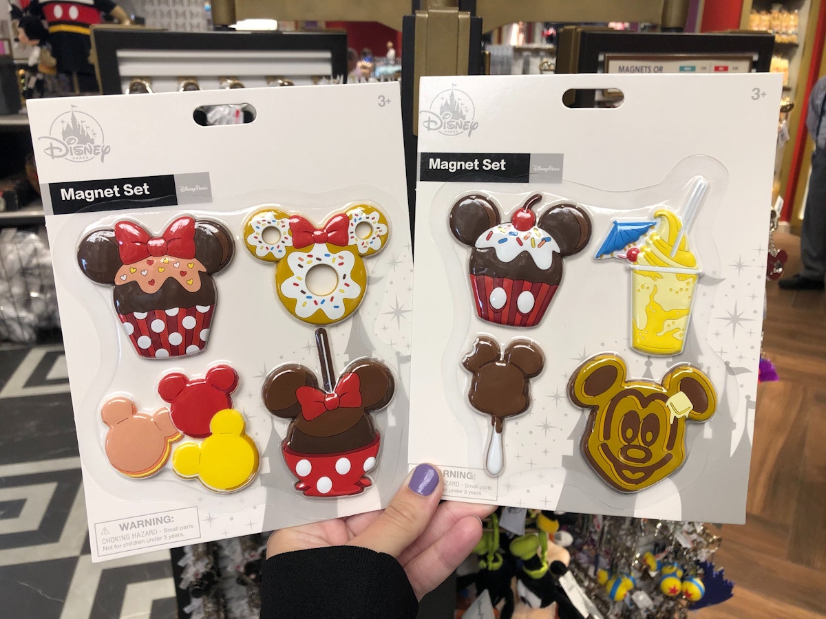 Minnie Mouse and Disney Park Snacks Magnet Sets