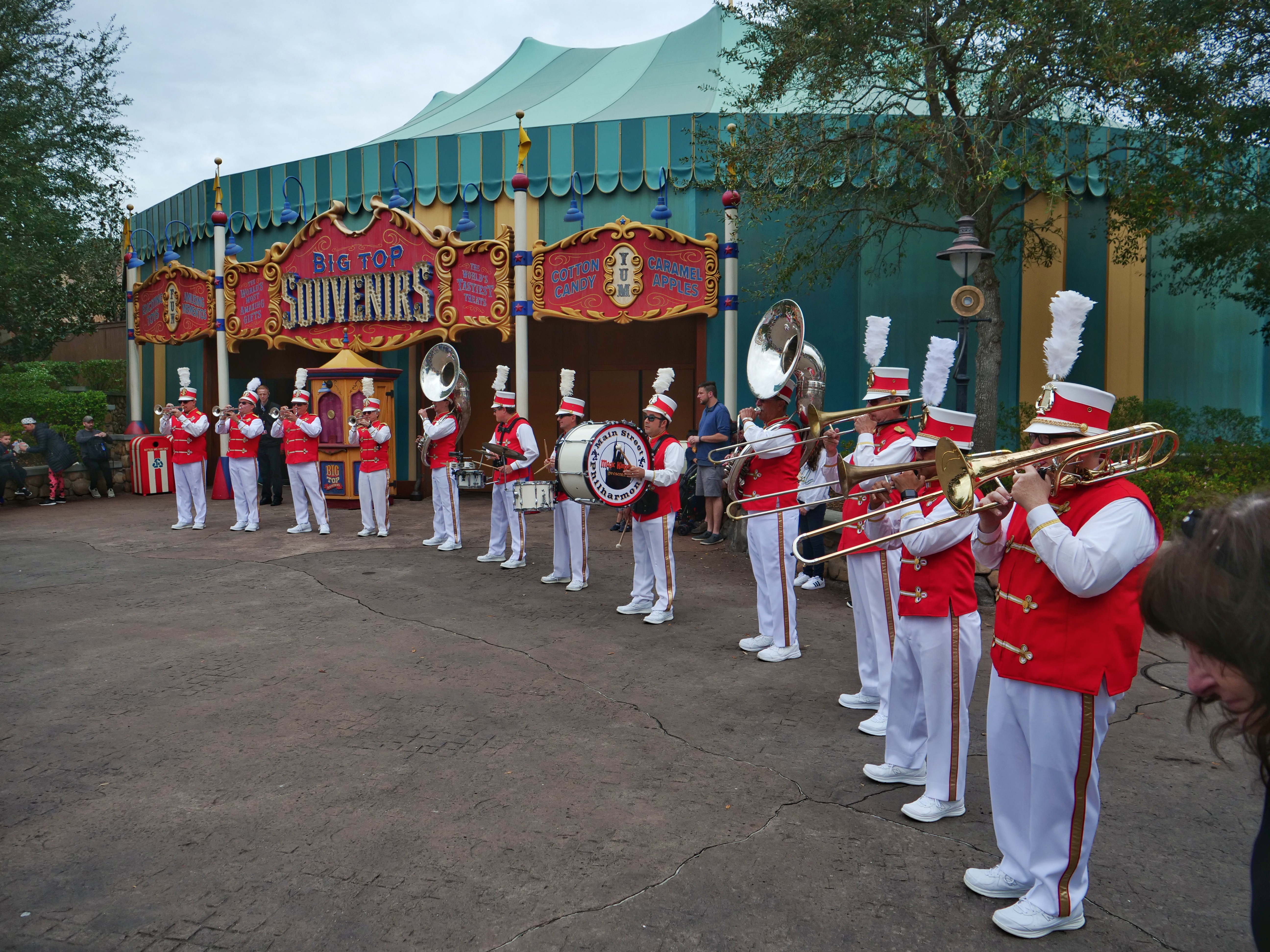 Marching Band Performing
