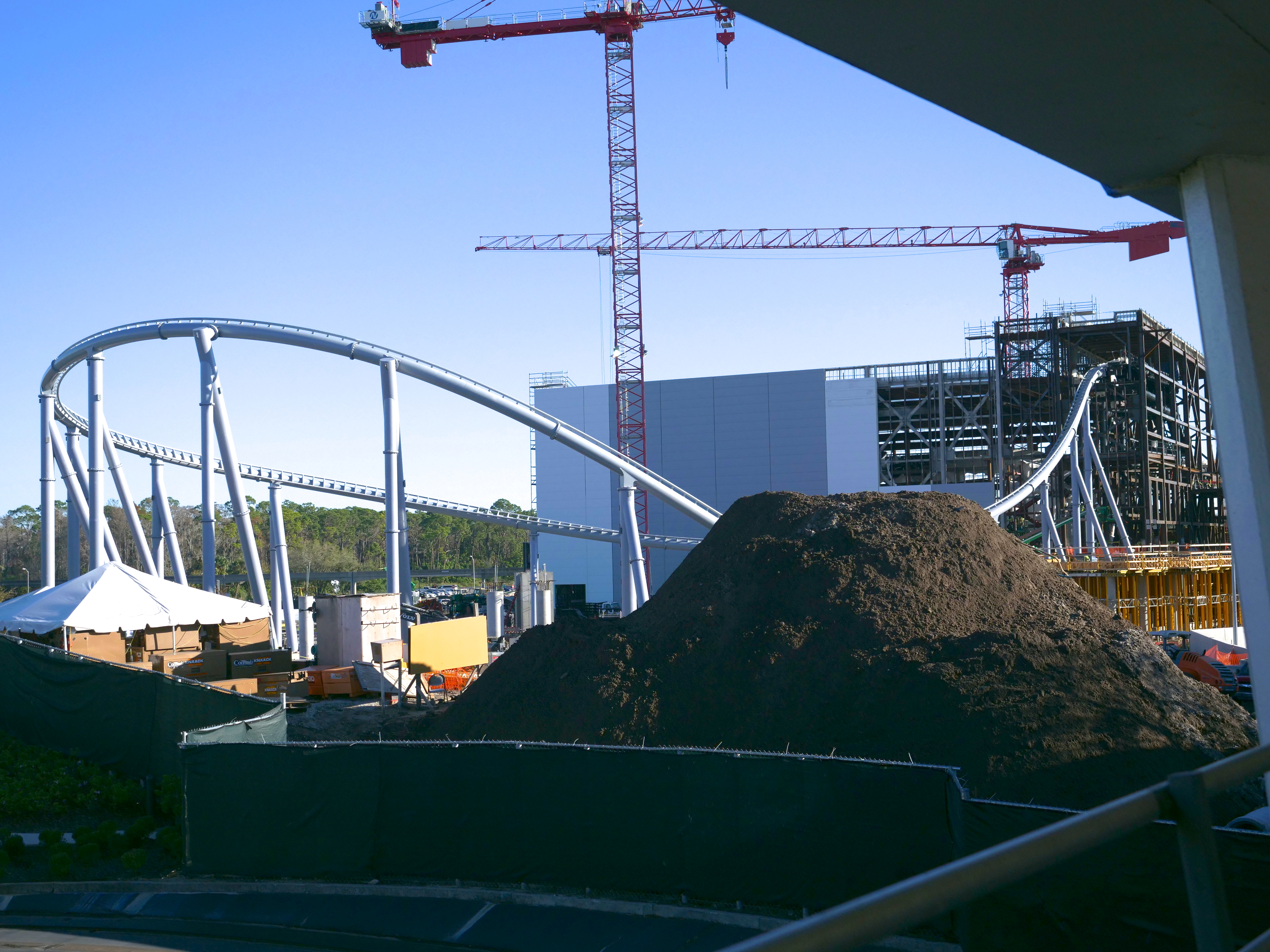 TRON Lightcycle Run Construction