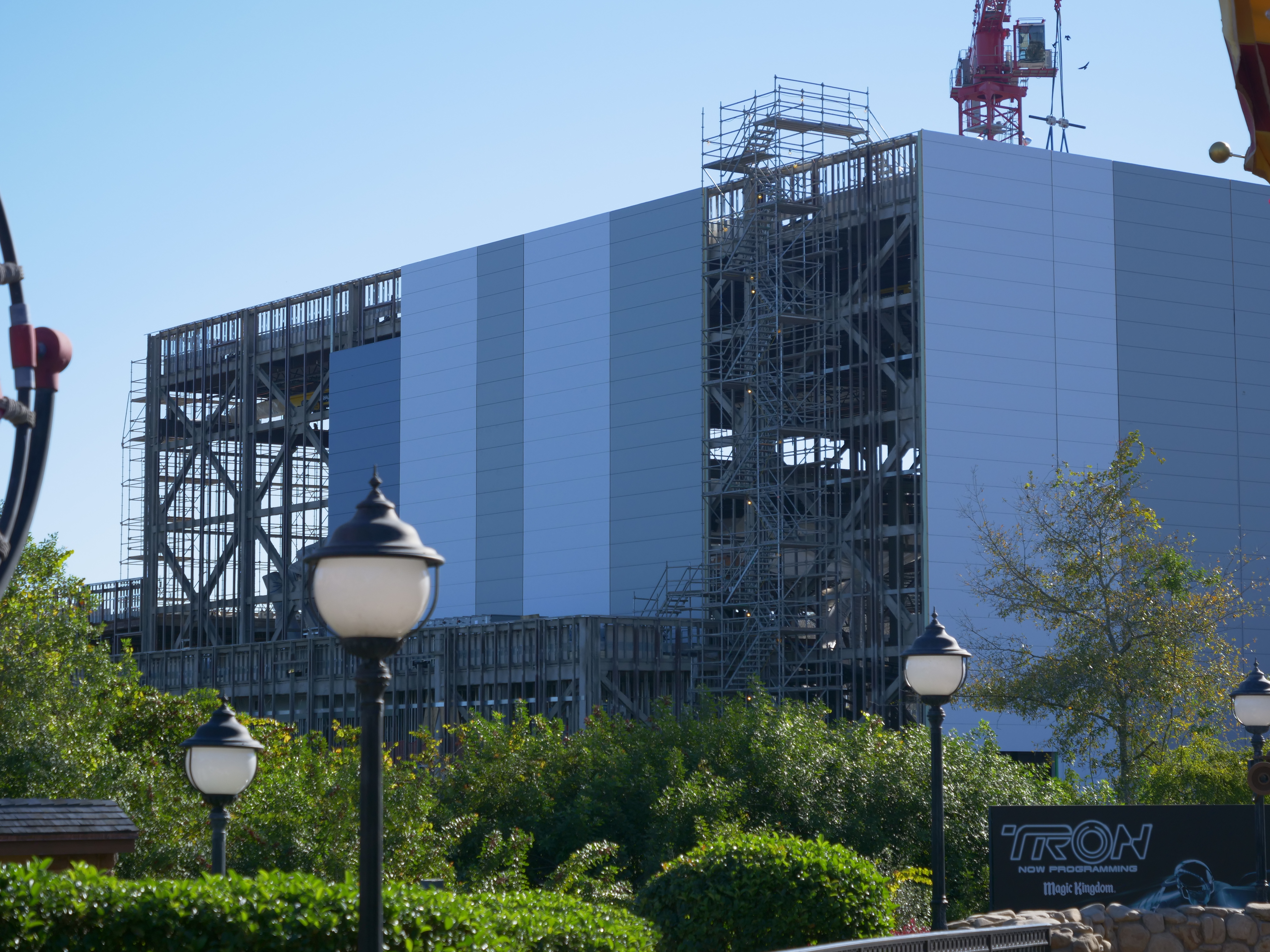 TRON Lightcycle Run Construction