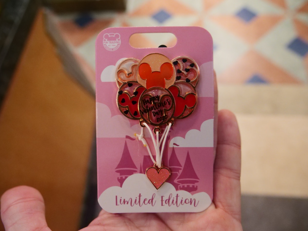 Valentine's Day Balloon Pin