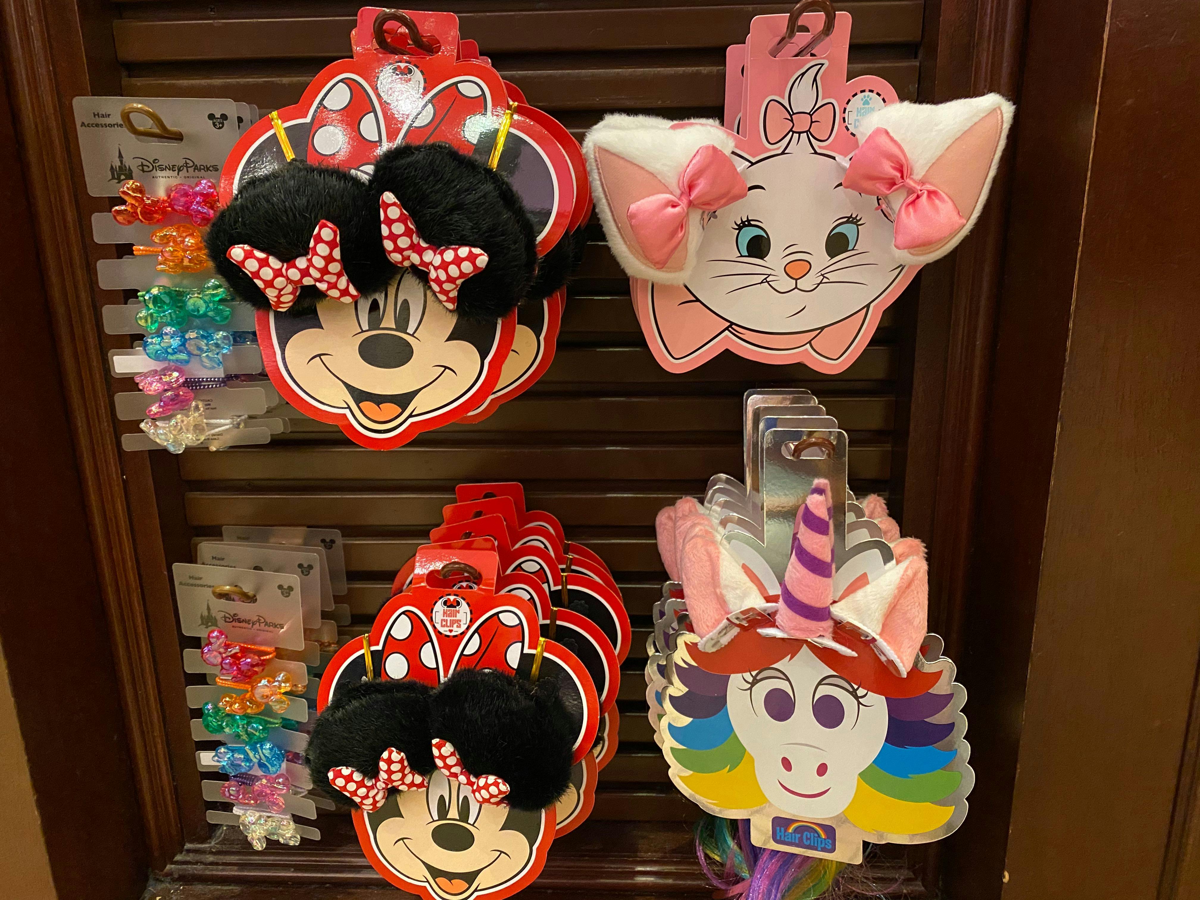 Gift Red Glitter Clip Disney Disneyland Clip Barrettes Minnie Inspired Hair Clip Set Acrylic Hair Clips Polka Dot Hair Accessories