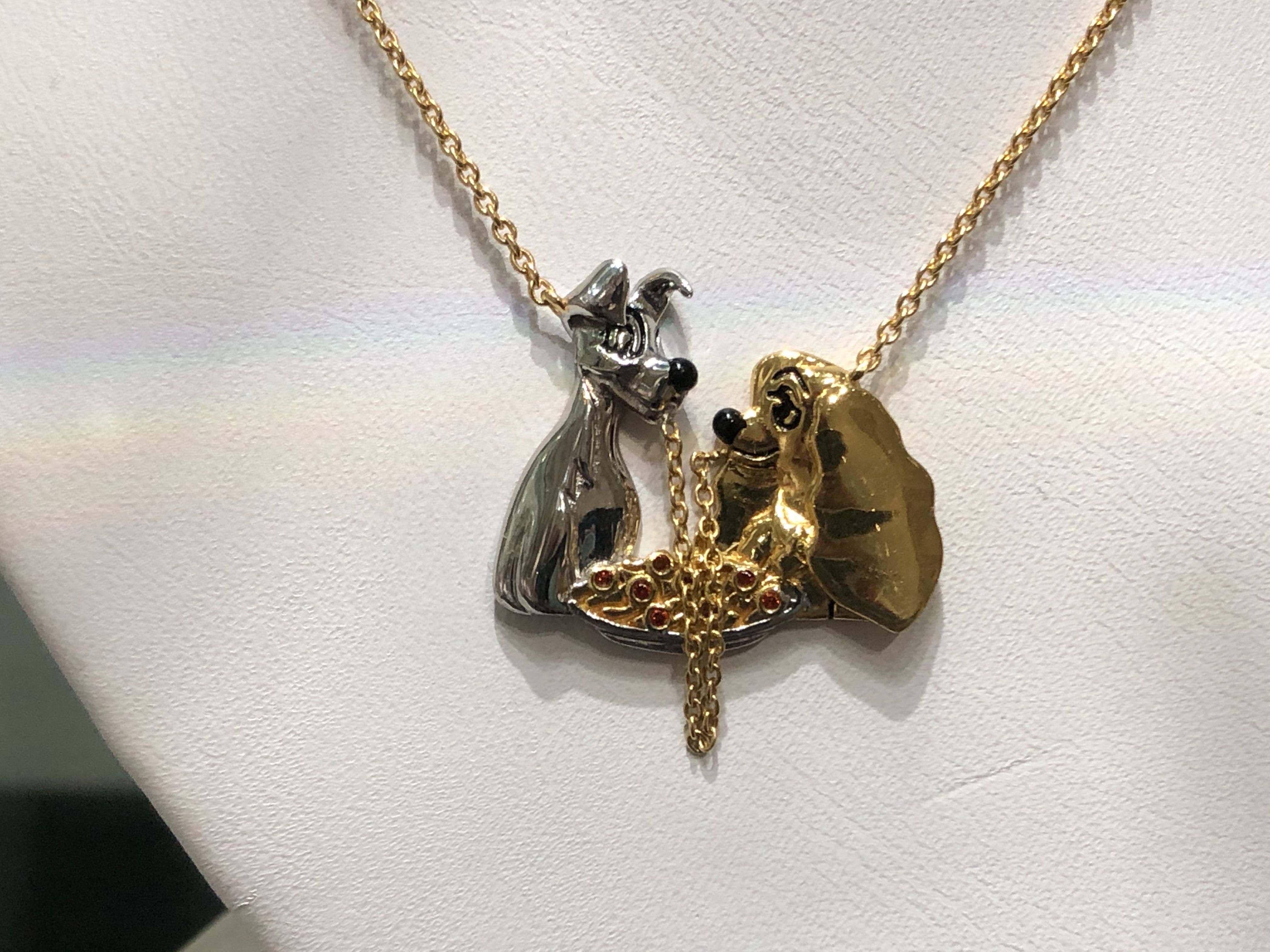 lady and the tramp necklace