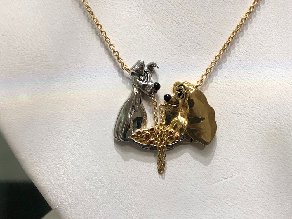 crislu lady and the tramp necklace ever after jewelry co disney springs 3.jpg?auto=compress%2Cformat&fit=scale&h=750&ixlib=php 1.2