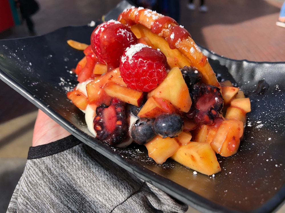 Review Fresh And Fruity Lunar New Year Dessert Bao Bun At Lucky Fortune Cookery In Disney California Adventure Wdw News Today Review Fresh And Fruity Lunar New Year Dessert Bao Bun At Lucky Fortune Cookery In Disney California Adventure Wdw News Today