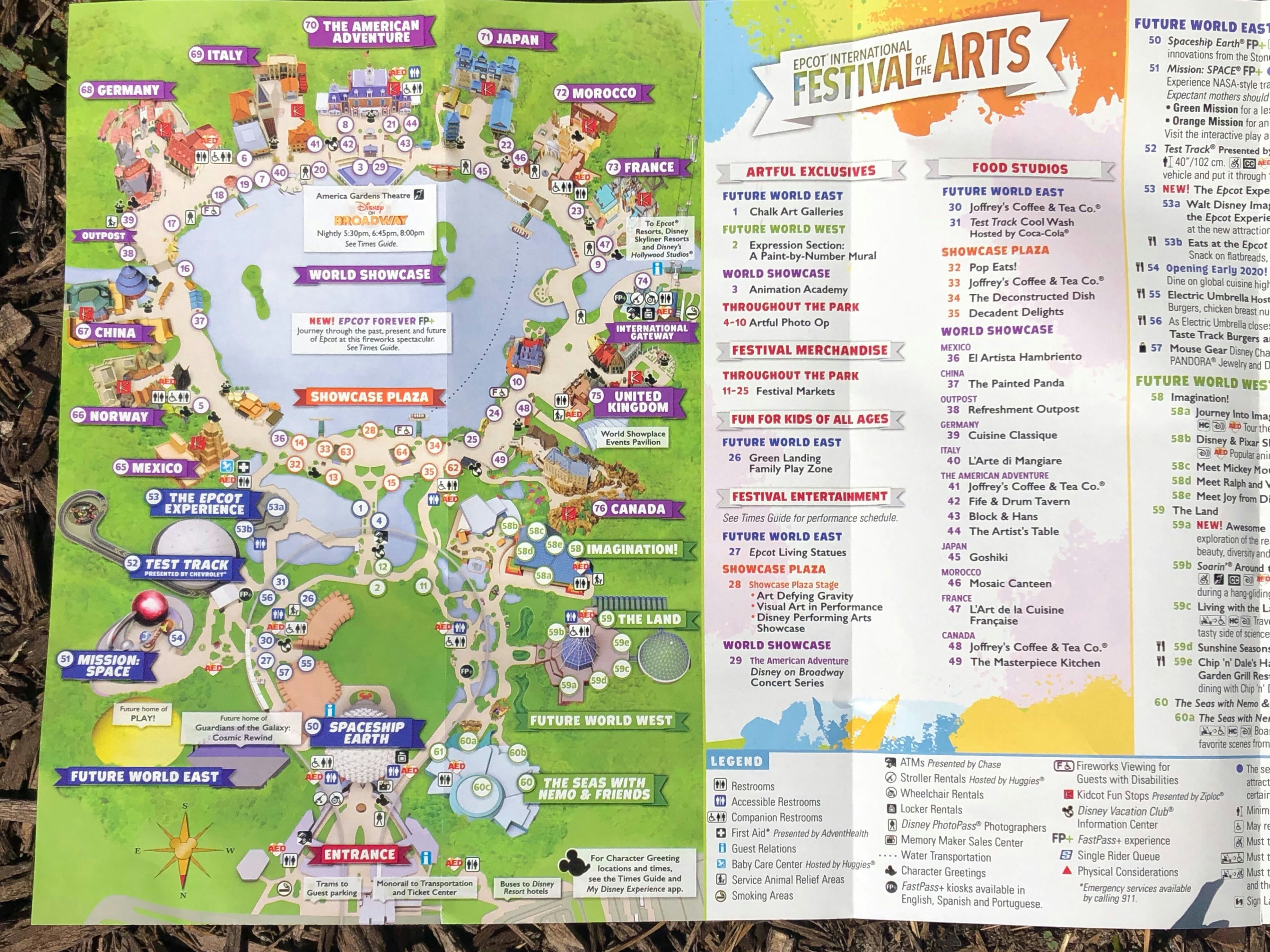 PHOTOS: New EPCOT International Festival of the Arts 2020 Guidemap ...