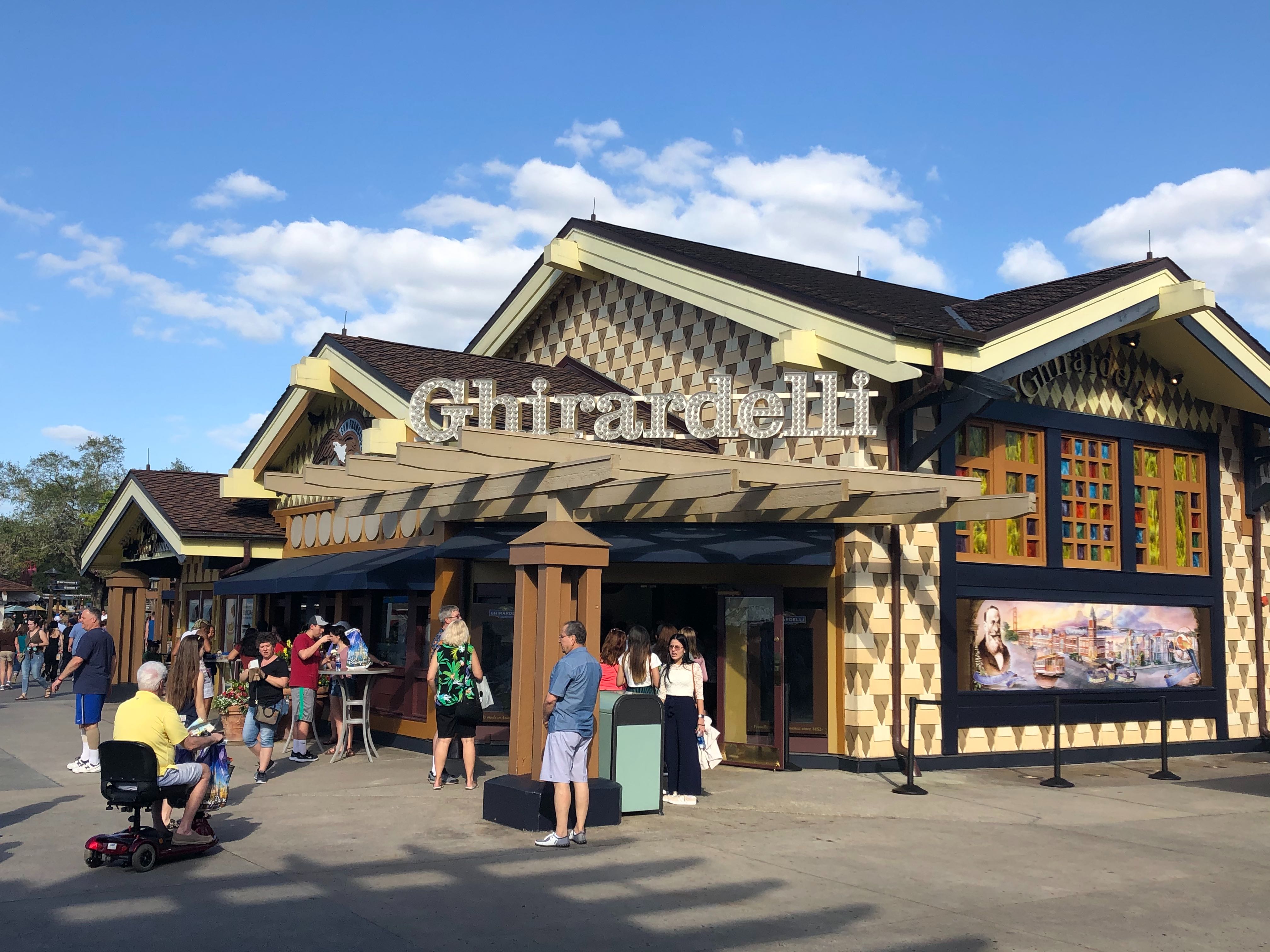 Indoor Seating Area at Ghirardelli Soda 