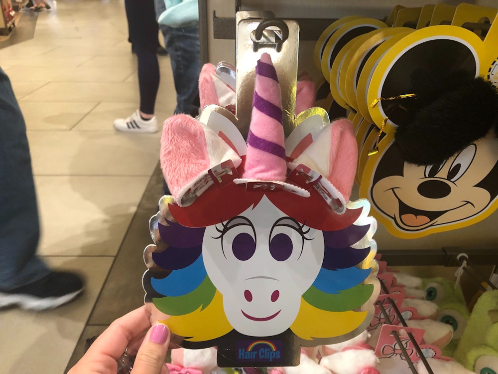 inside out rainbow unicorn hair clip world of disney 2.jpg?auto=compress%2Cformat&fit=scale&h=750&ixlib=php 1.2