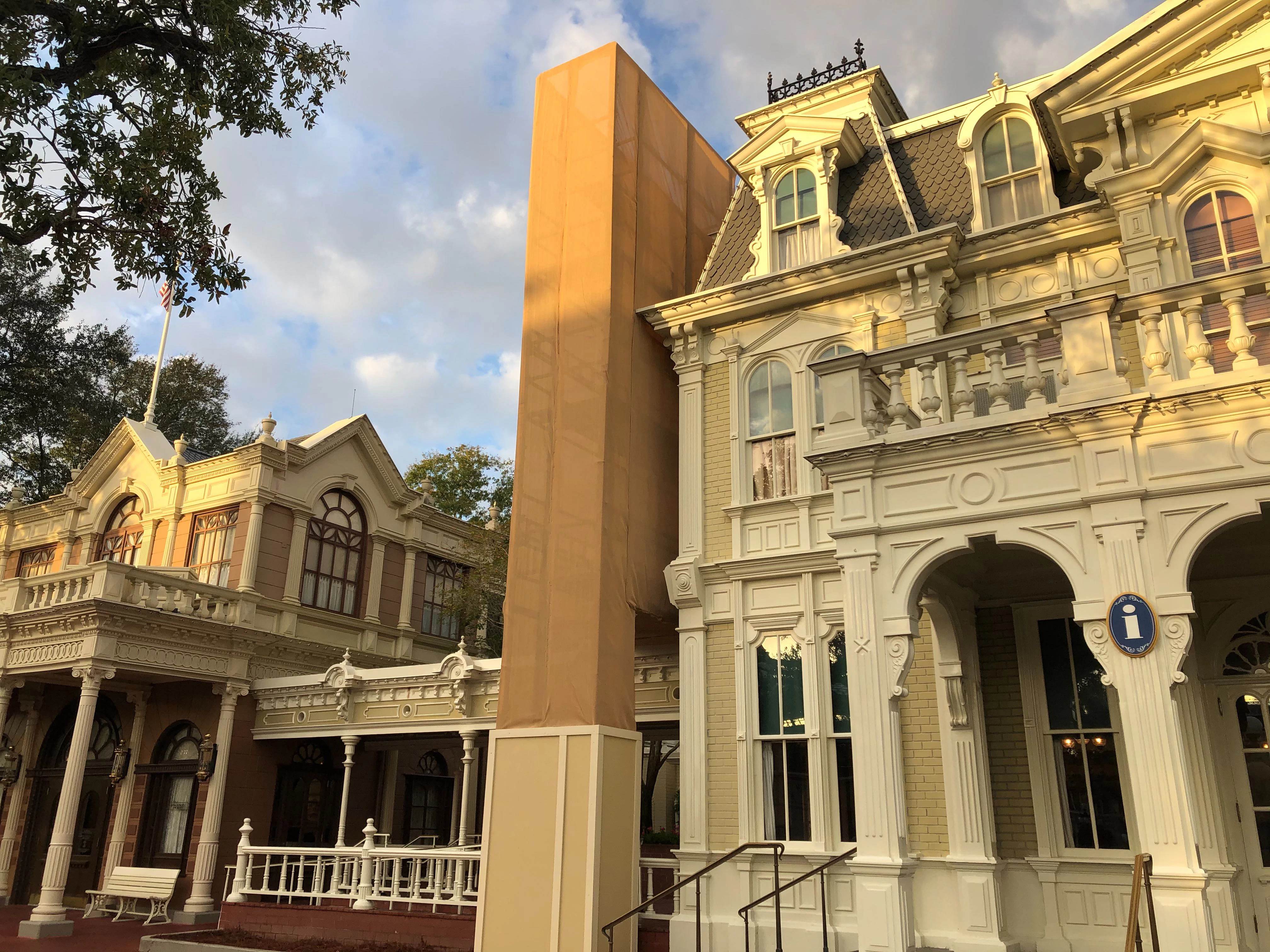 PHOTOS City Hall Facade Refurbishment Now Underway at the Magic