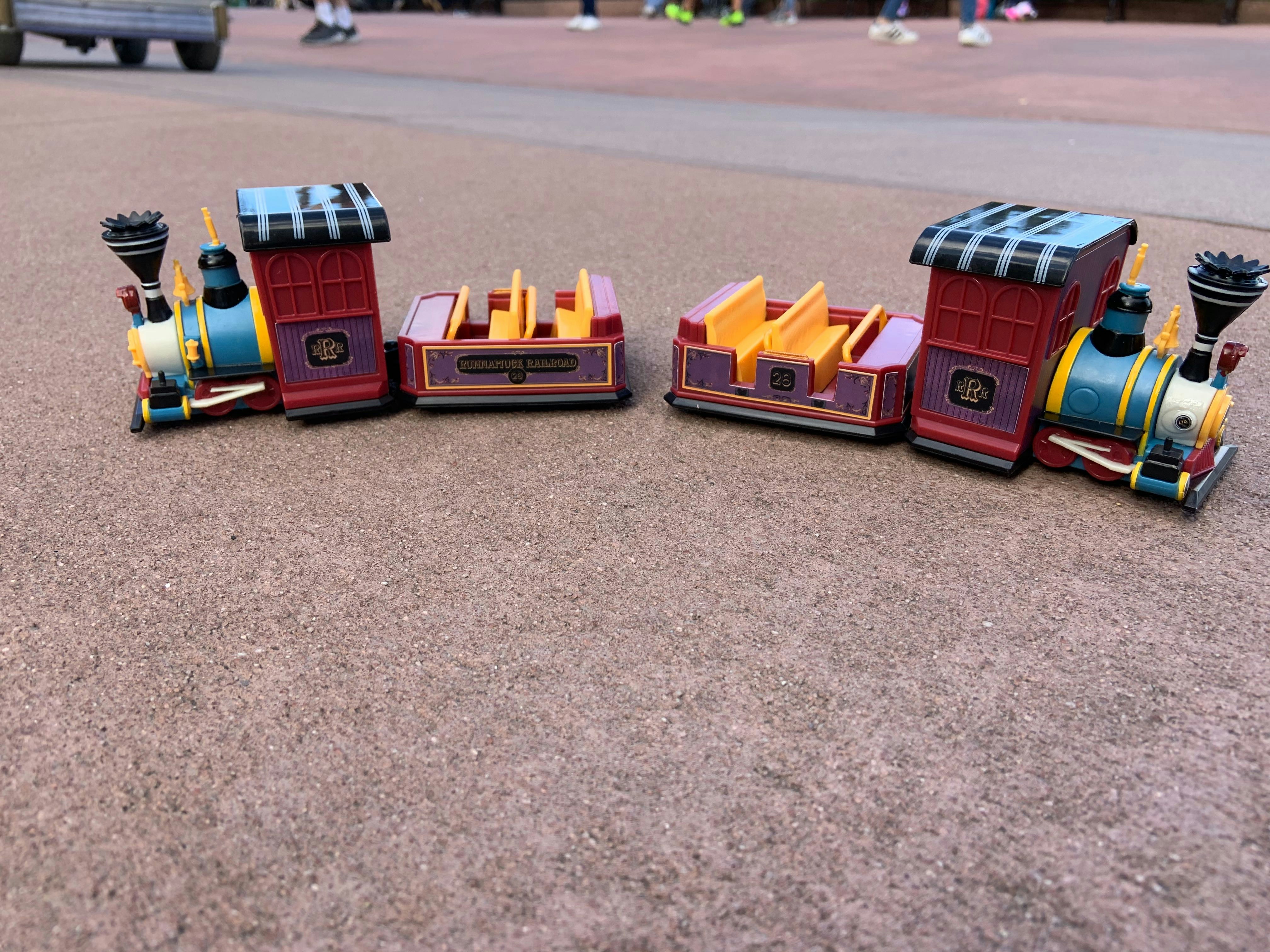 PHOTOS: New Mickey & Minnie's Runaway Railway Ride Vehicle Toy Train Chugs Into Walt Disney