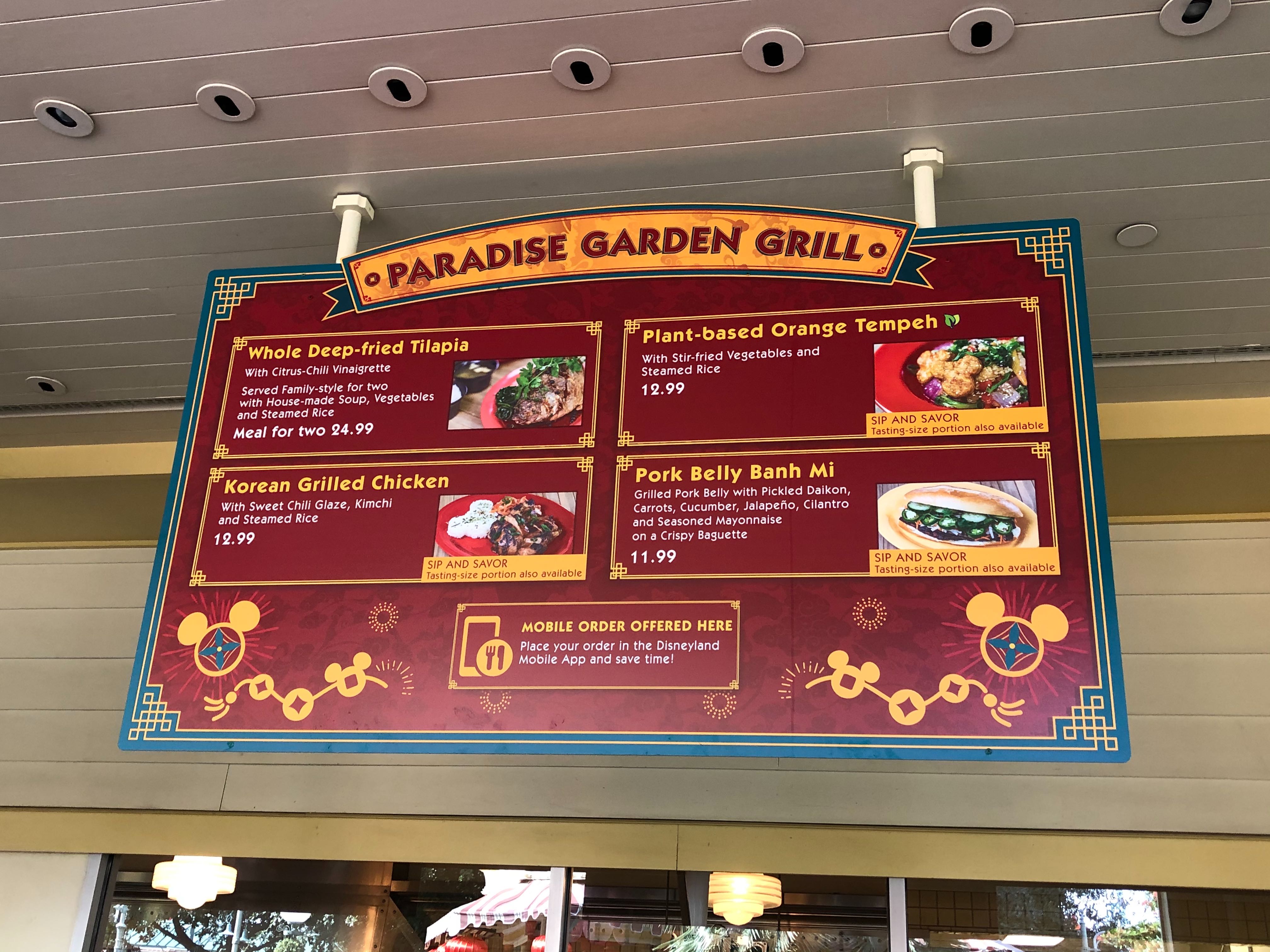 Review Almond Milk Tea Orange Blossom Cocktail And More At Paradise Garden Grill In Disney California Adventure Lunar New Year Wdw News Today
