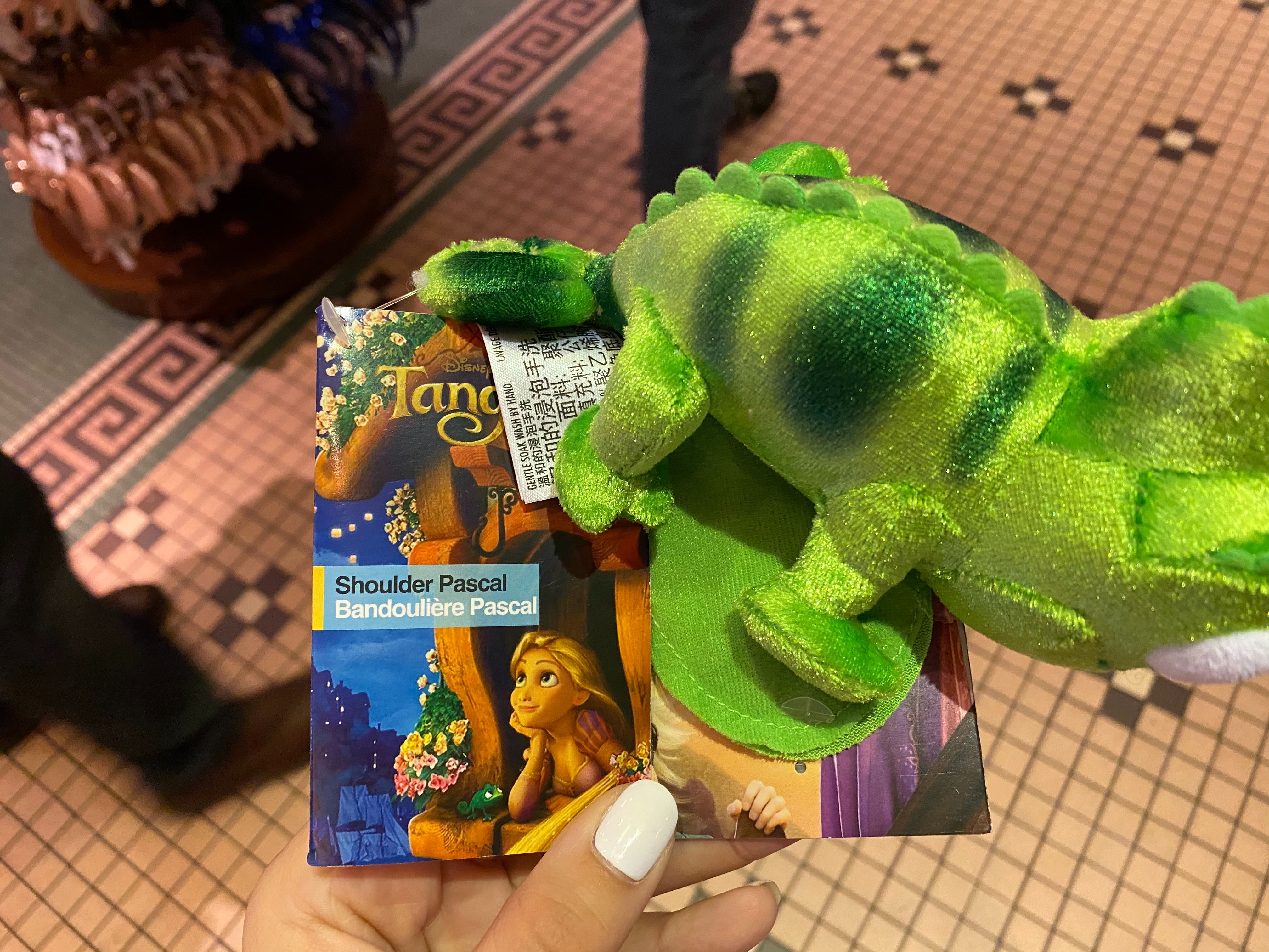 pascal shoulder plush disney world