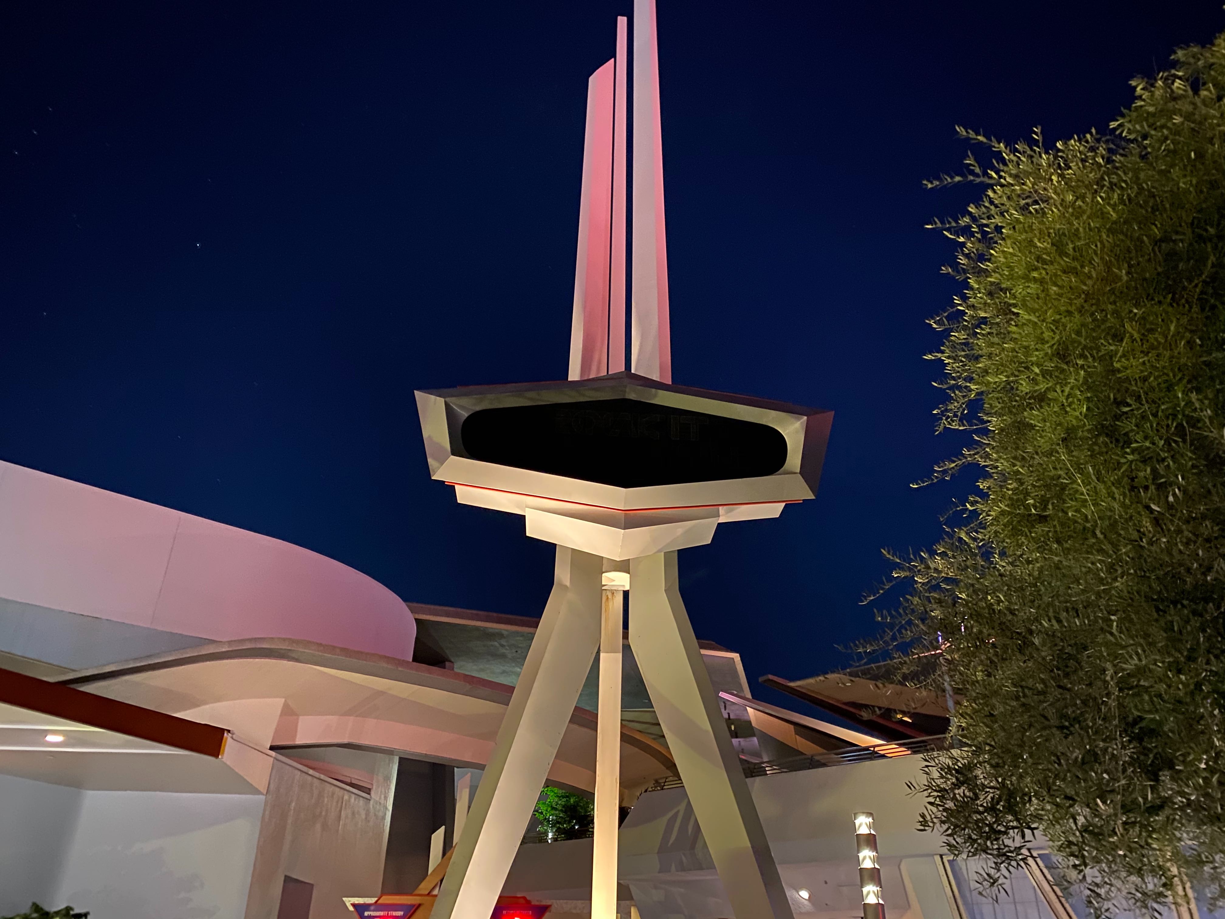 PHOTOS Star Wars Hyperspace Mountain Overlay Removed at Space Mountain