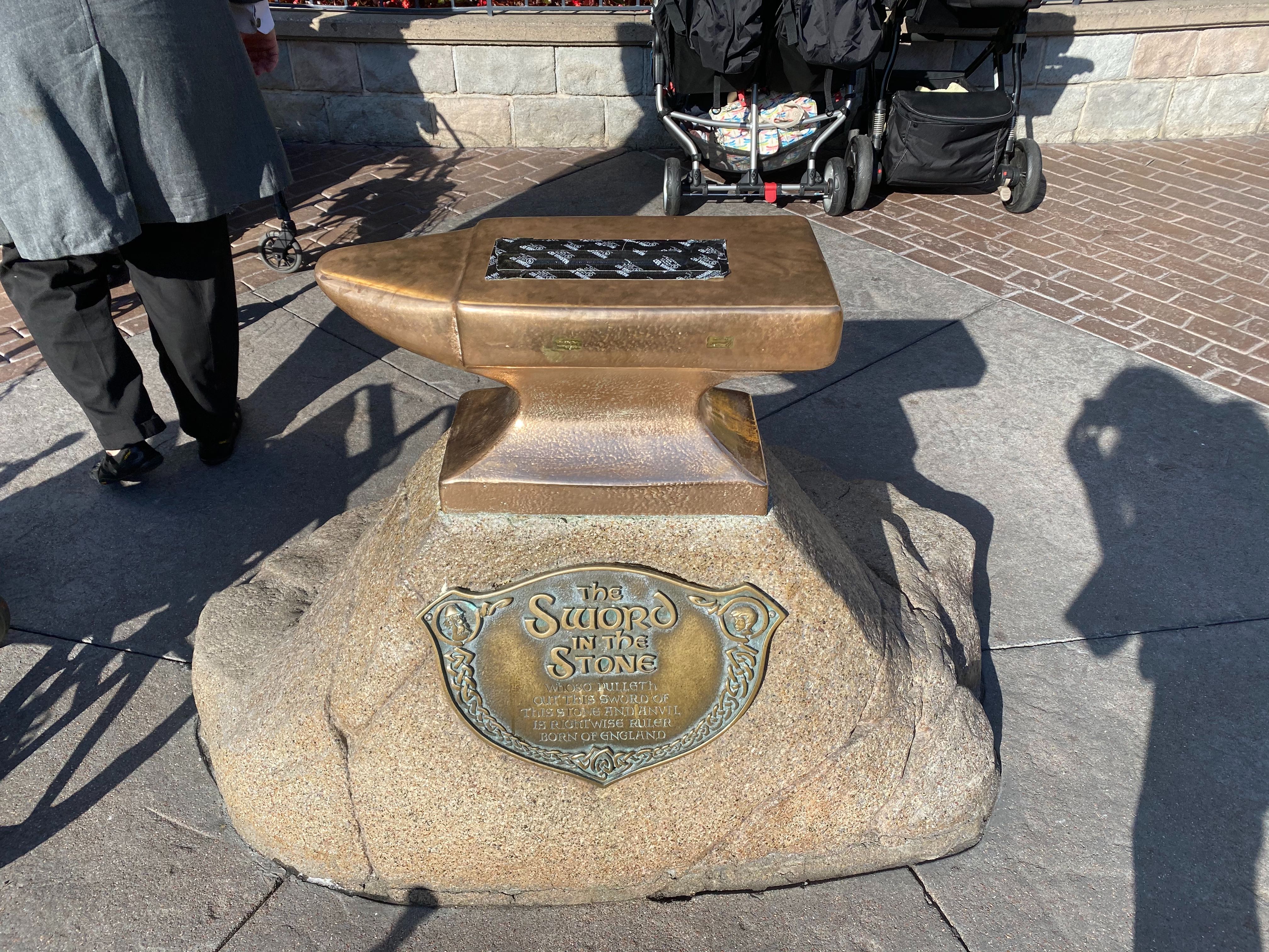 PHOTOS The Sword in the Stone Removed Ahead of King Arthur Carrousel