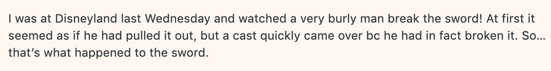 sword in the stone comment