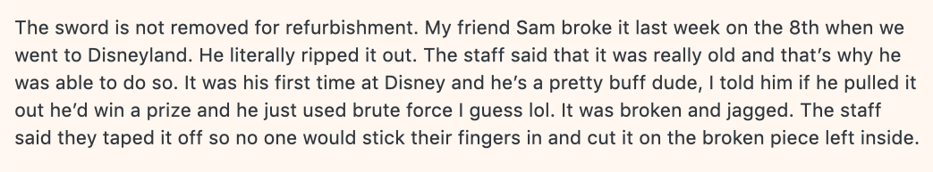 sword in the stone comment