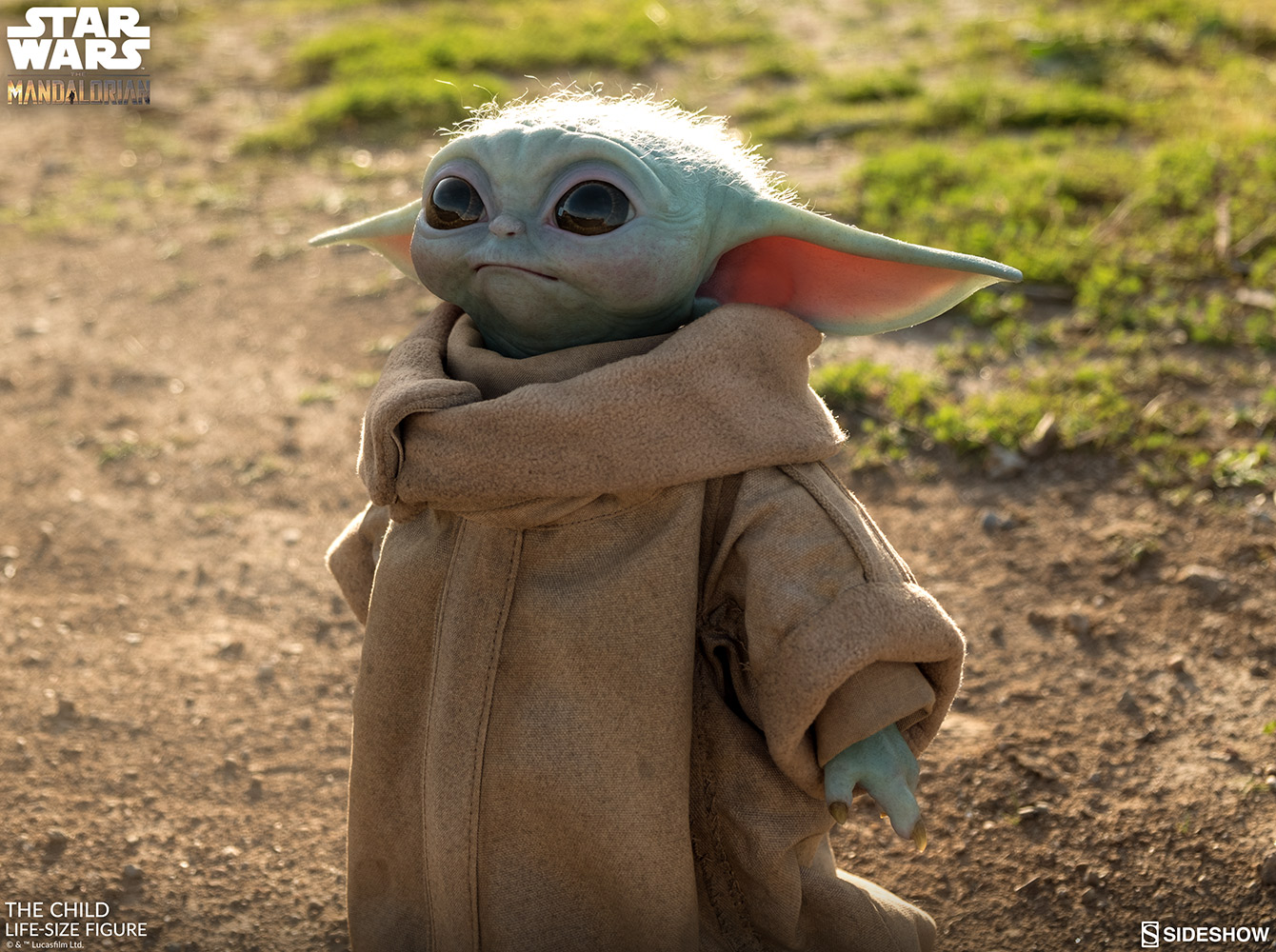 PHOTOS LifeSize and LifeLike "Baby Yoda" Coming From SideShow