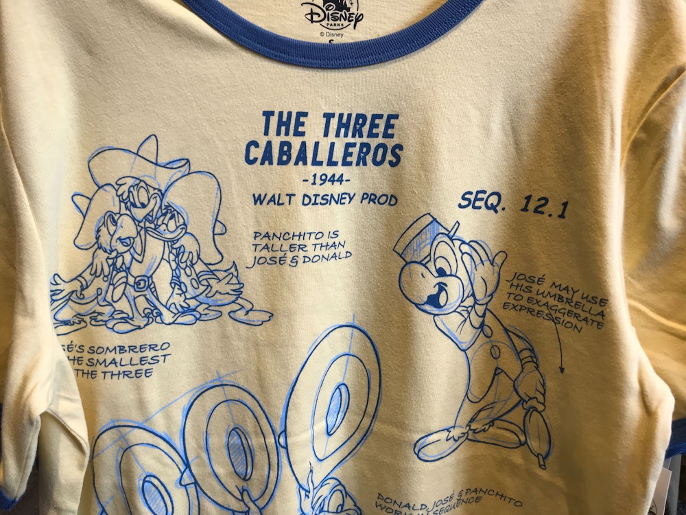 three caballeros animation t shirt mousegear epcot 2.jpg?auto=compress%2Cformat&fit=scale&h=750&ixlib=php 1.2