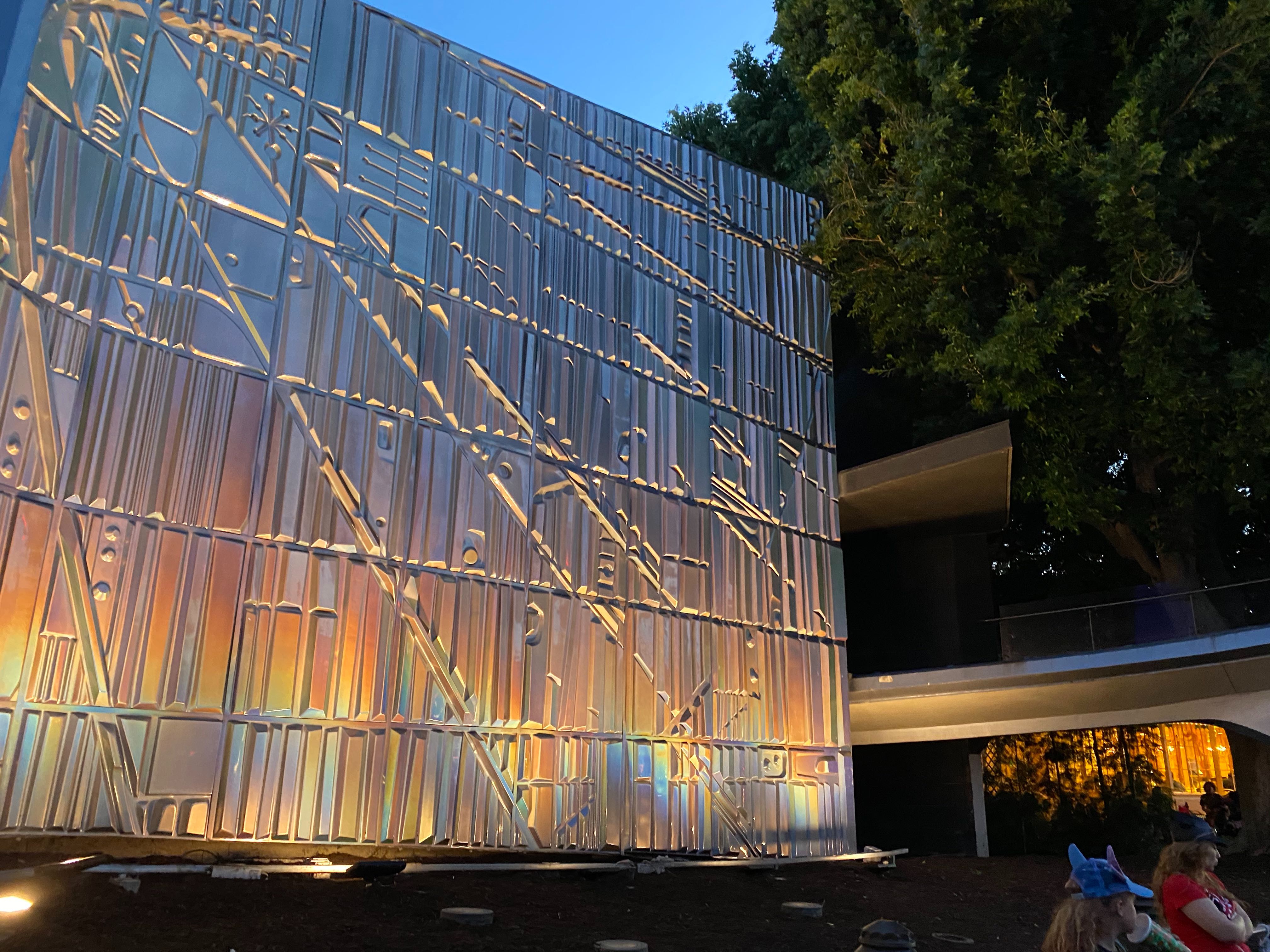 Tomorrowland Entrance Wall is Revealed after Construction in Disneyland Park