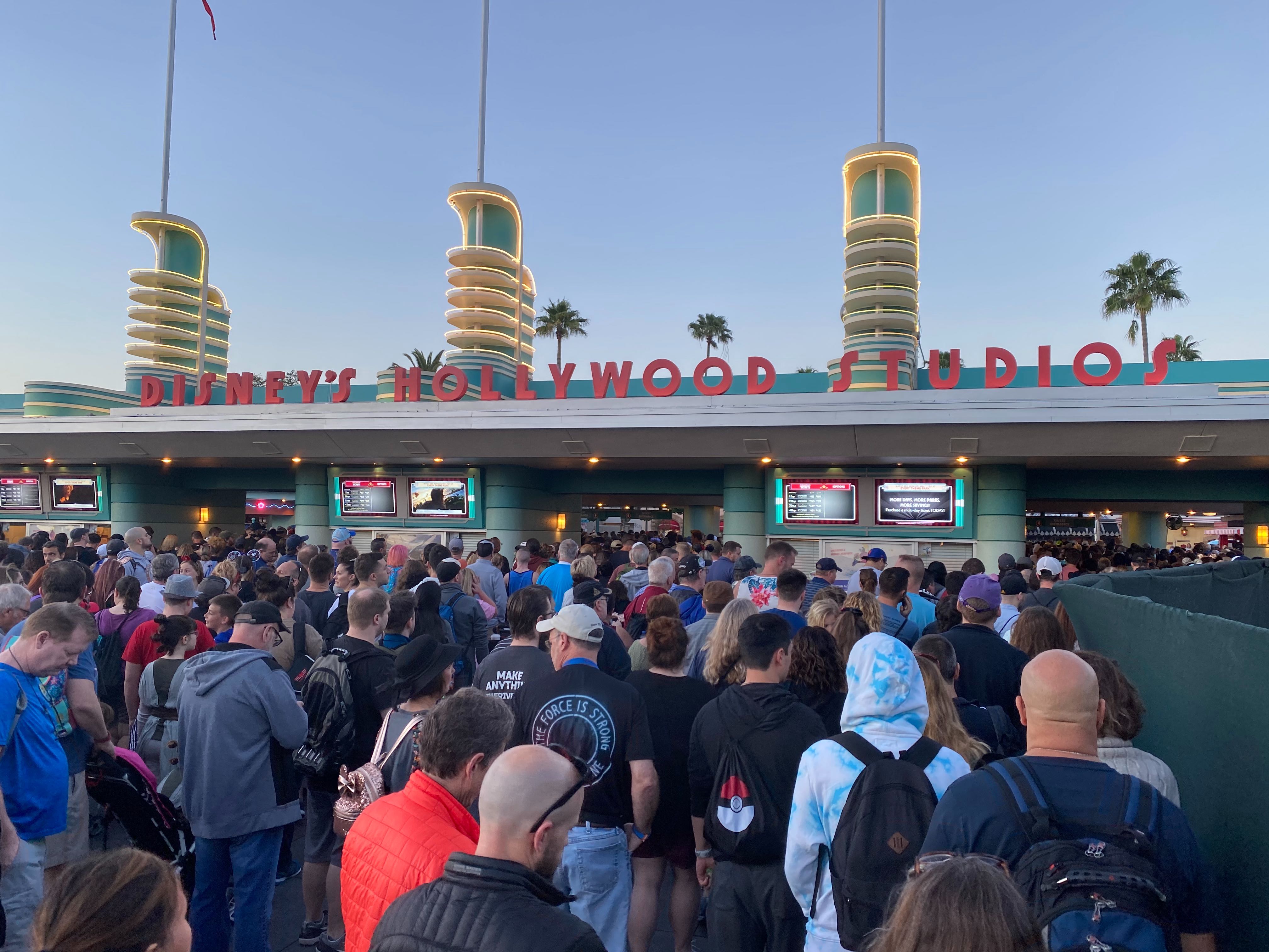 hollywood studios entrance february 2020