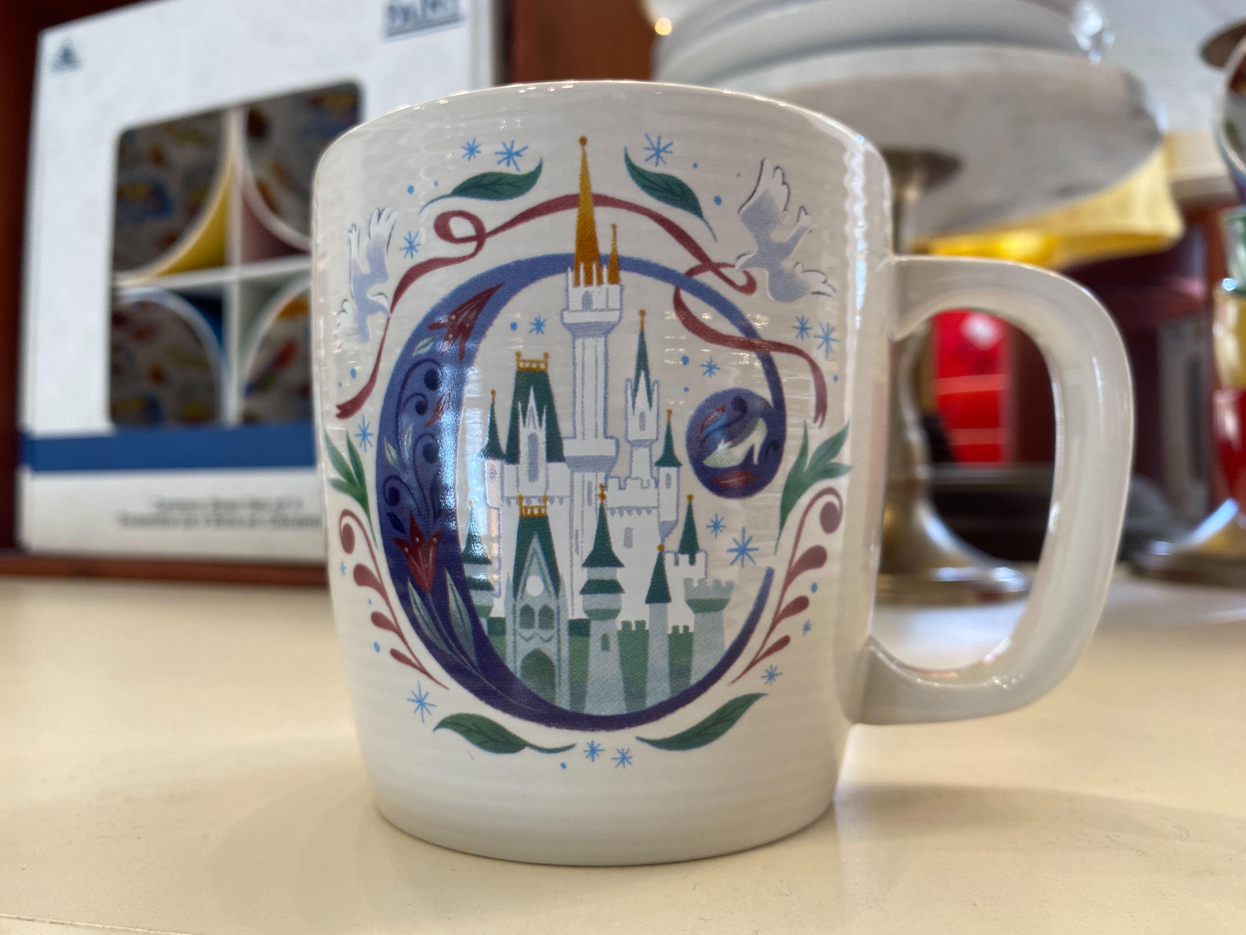 Walt Disney World Parks sold Mug Cinderella Castle Letter